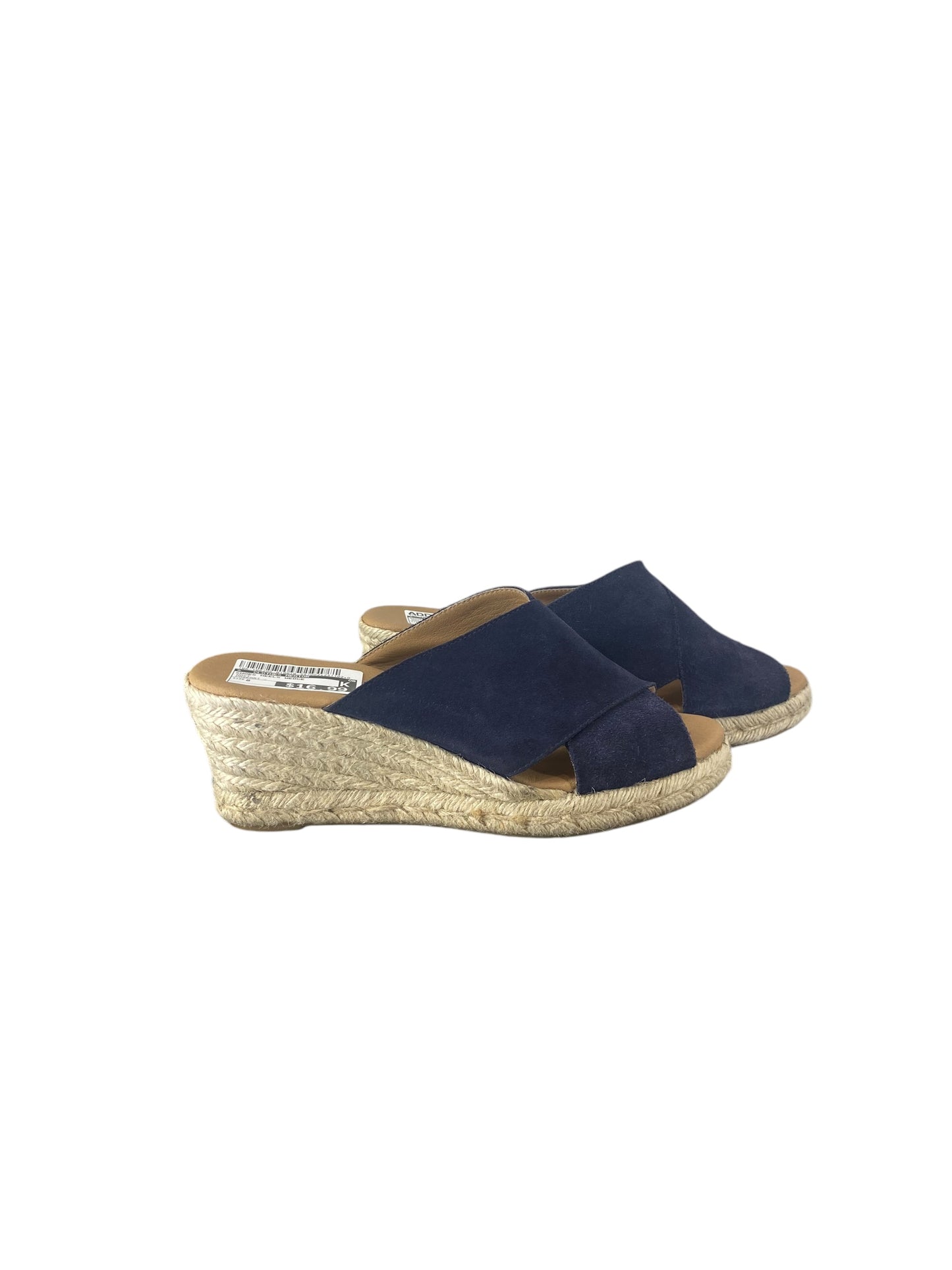 Shoes Heels Wedge By Clothes Mentor In Navy, Size: 8