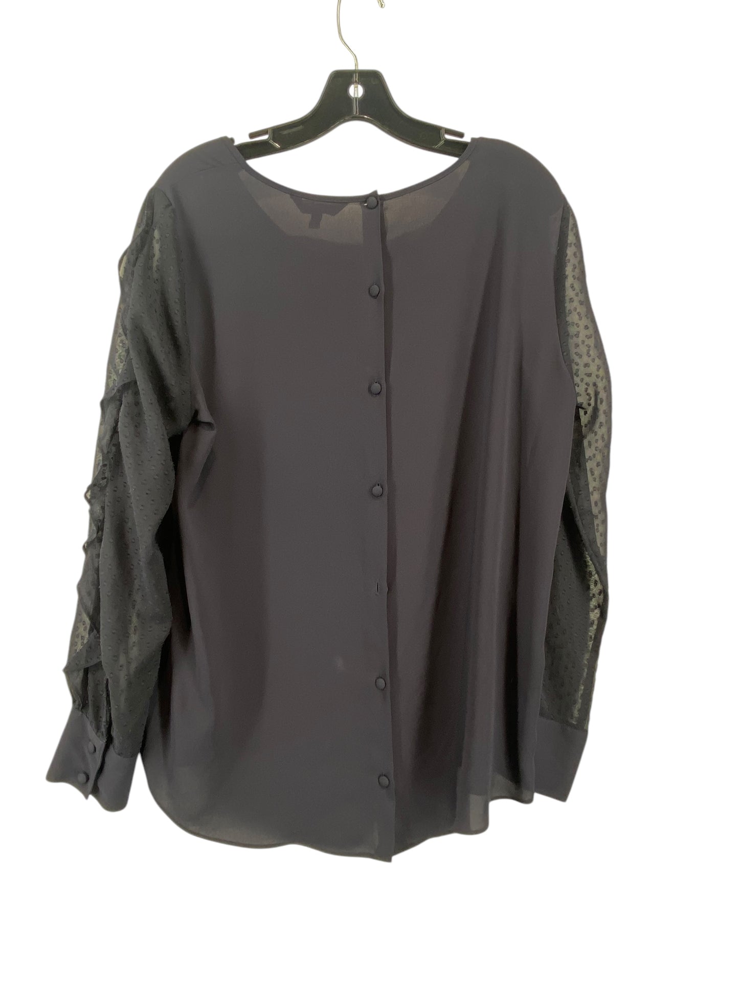 Top Long Sleeve By Express In Black, Size: L