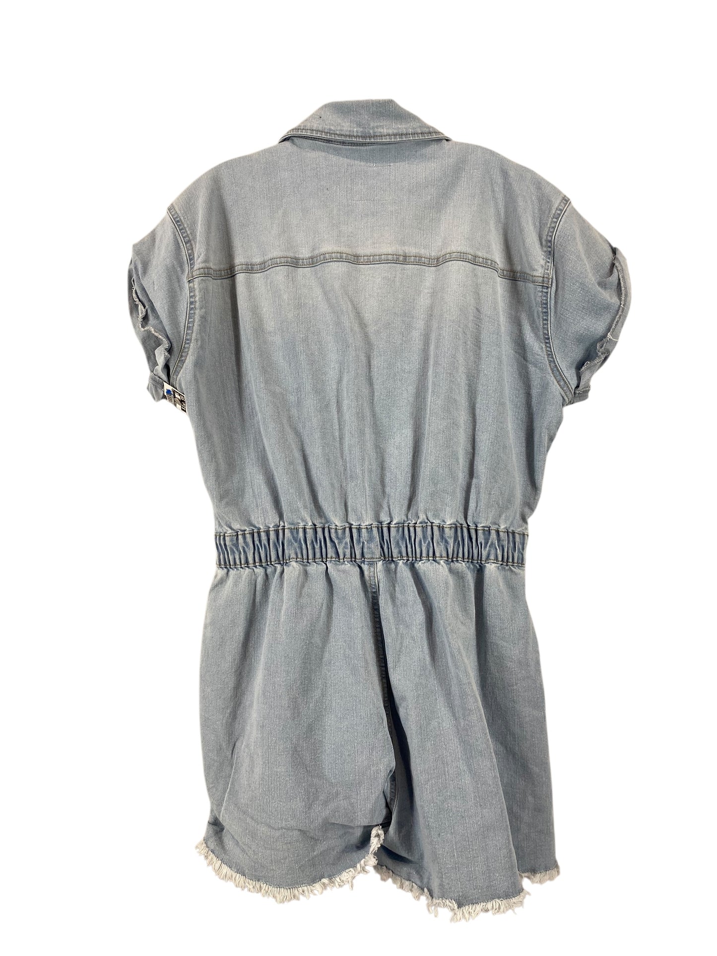 Romper By Celebrity Pink In Blue Denim, Size: L