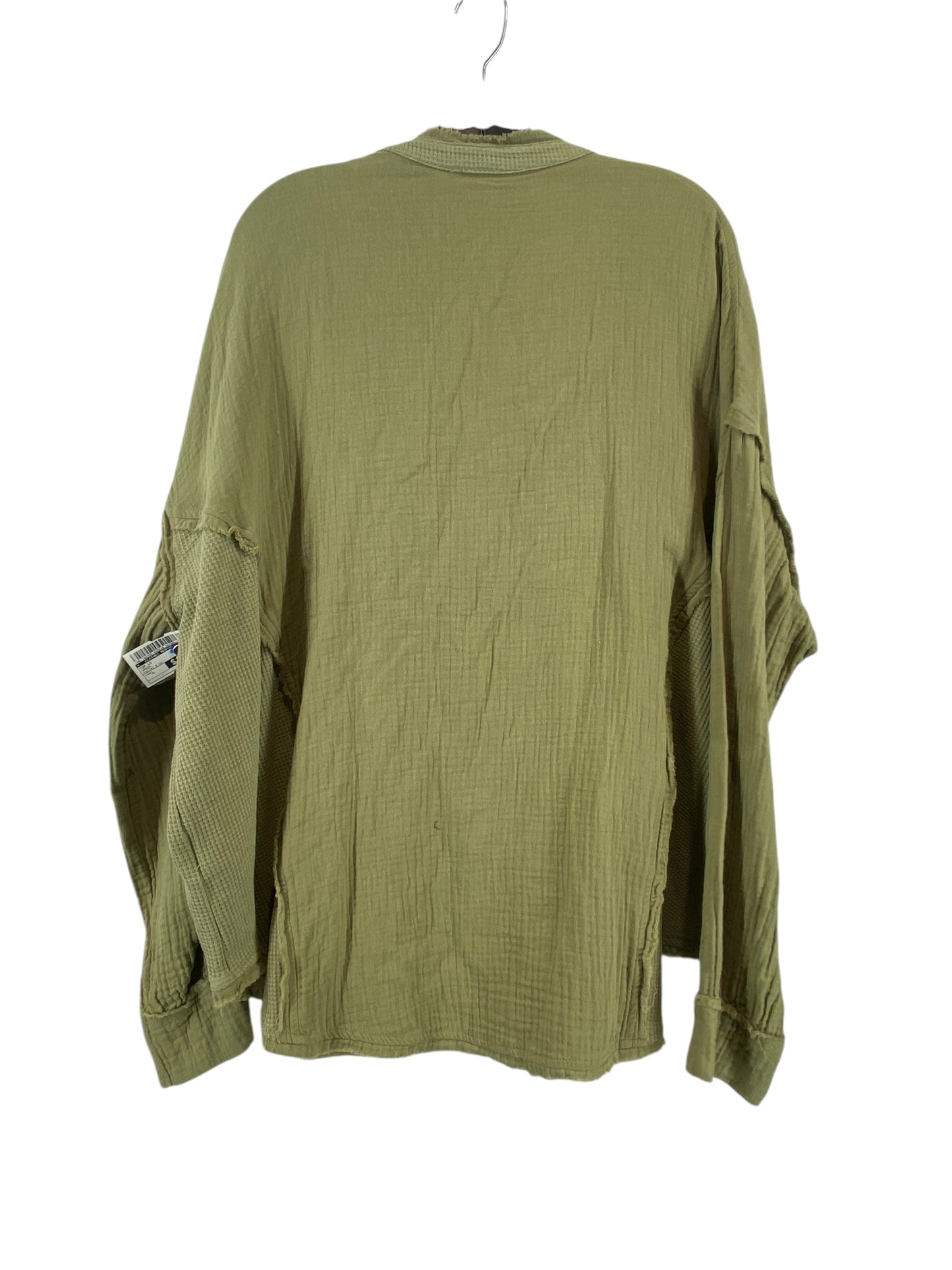 Top Long Sleeve By Clothes Mentor In Green, Size: L