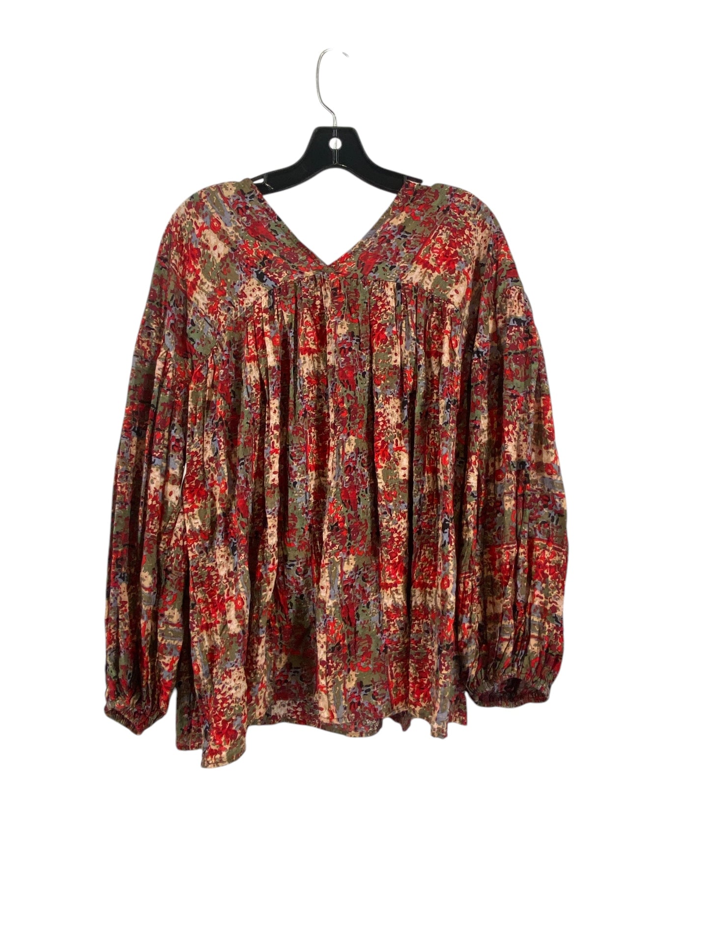 Top Long Sleeve By Clothes Mentor In Multi-colored, Size: L