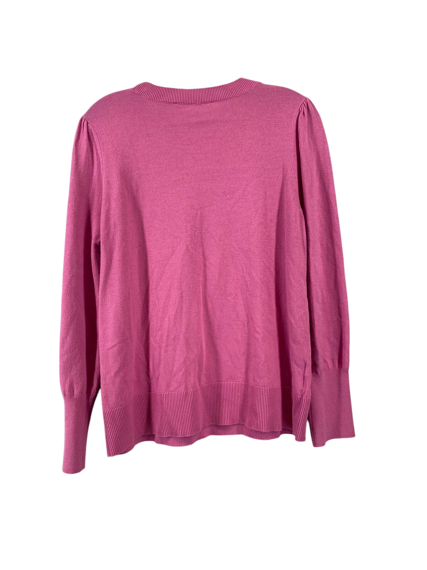 Top Long Sleeve By Loft In Pink, Size: L