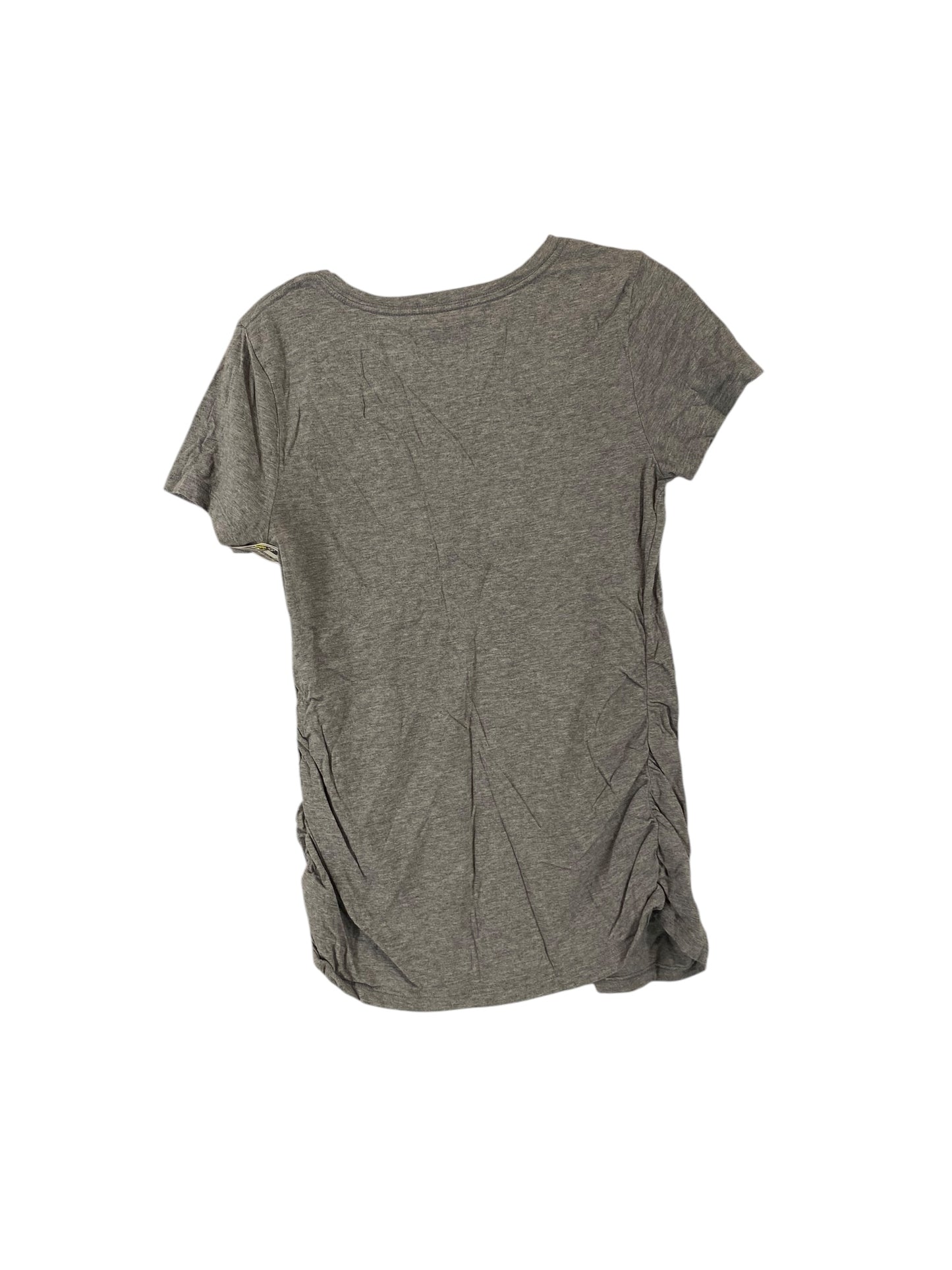 Top Short Sleeve By Isabel Maternity In Grey, Size: S