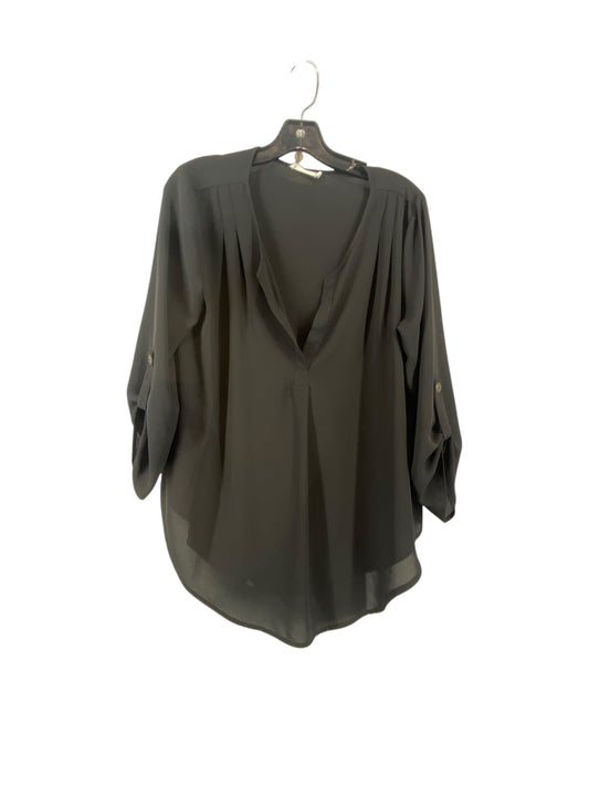 Top Long Sleeve By Lush In Black, Size: Xl