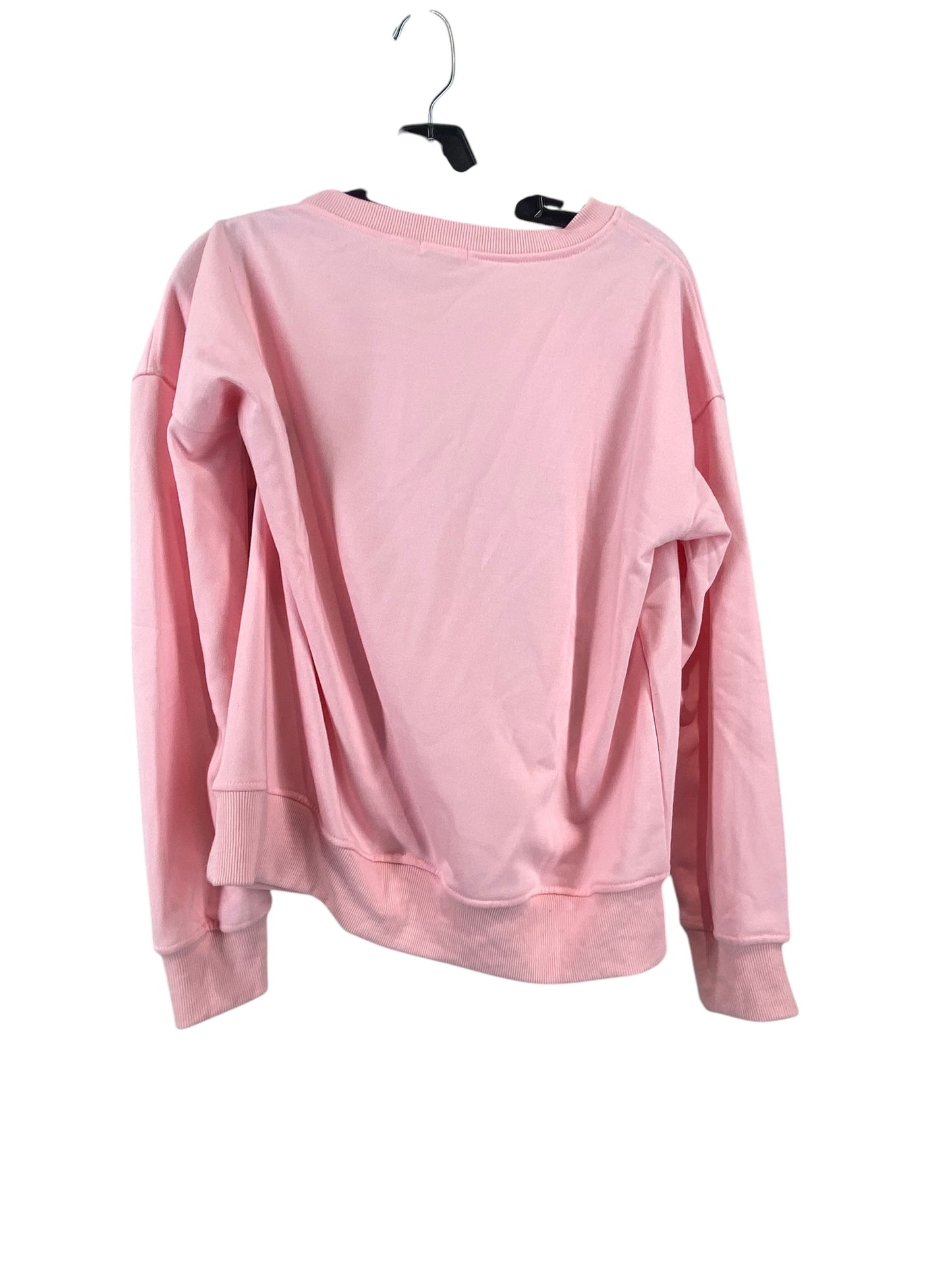 Sweatshirt Crewneck By Clothes Mentor In Pink, Size: L