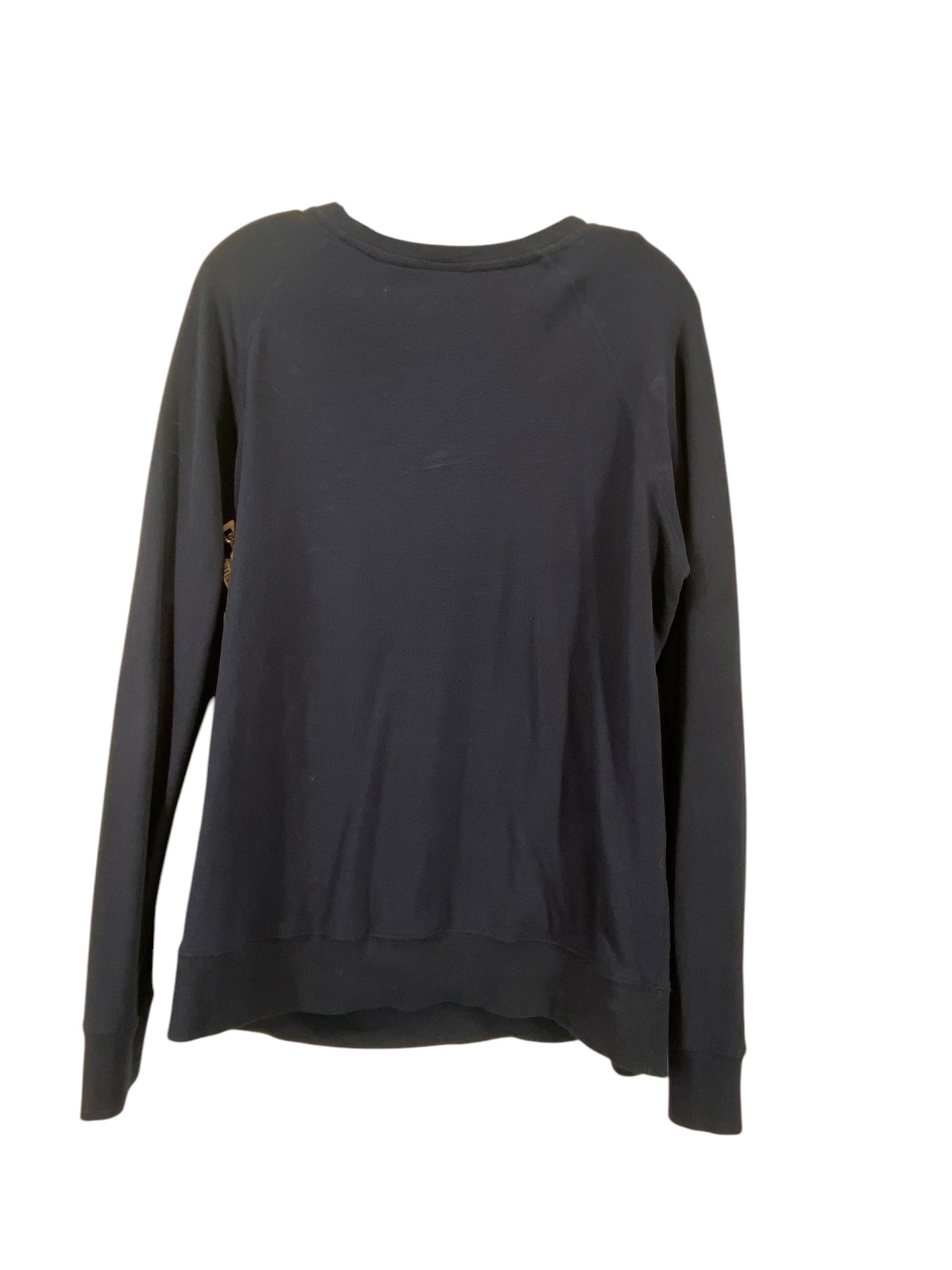 Top Long Sleeve By Clothes Mentor In Black, Size: L