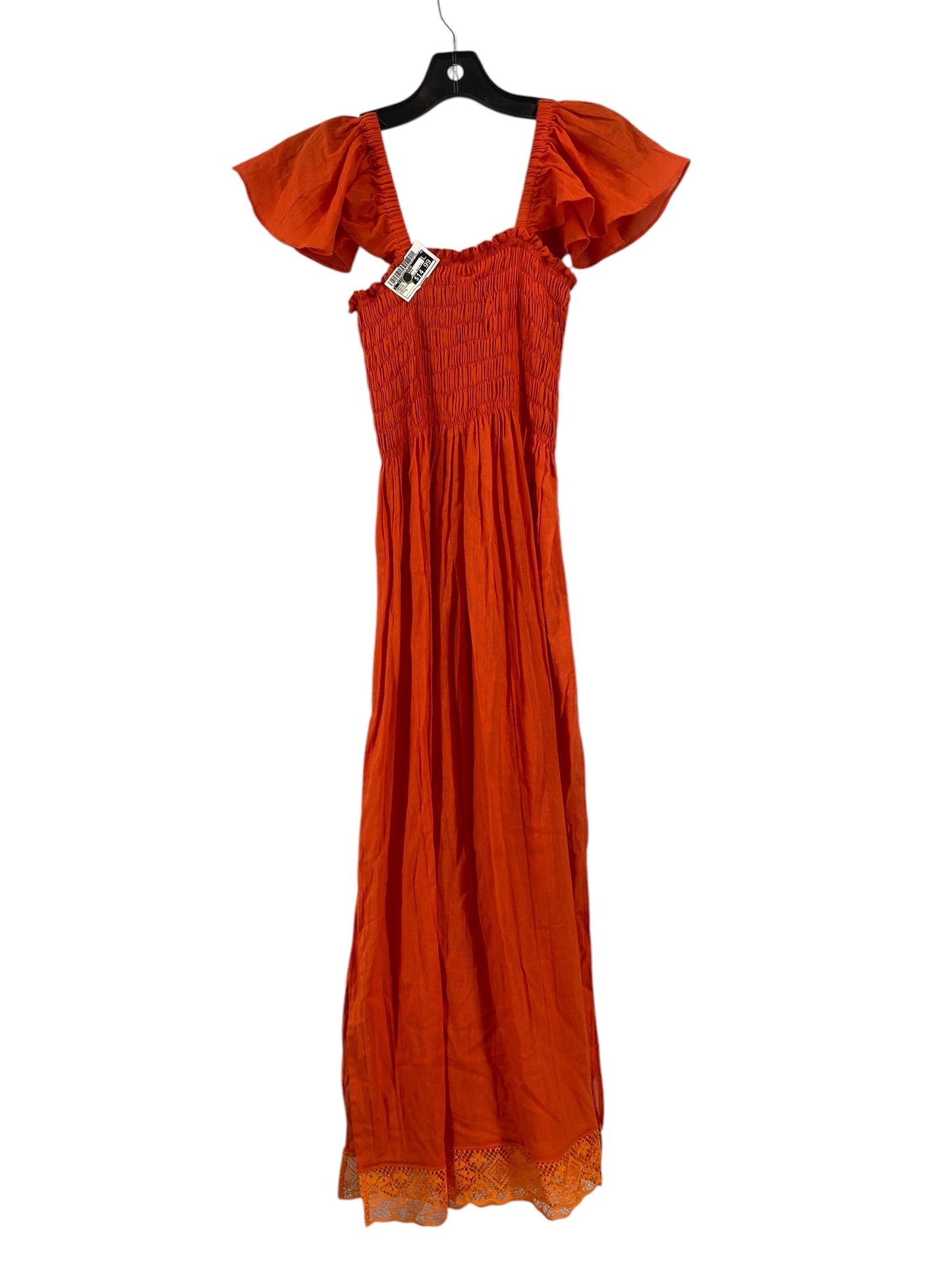 Dress Casual Maxi By Clothes Mentor In Orange, Size: S