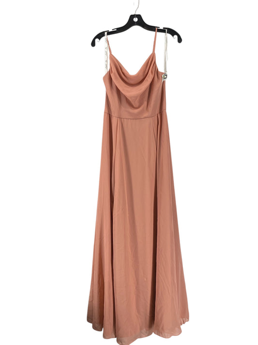 Dress Party Long By Clothes Mentor In Pink, Size: M