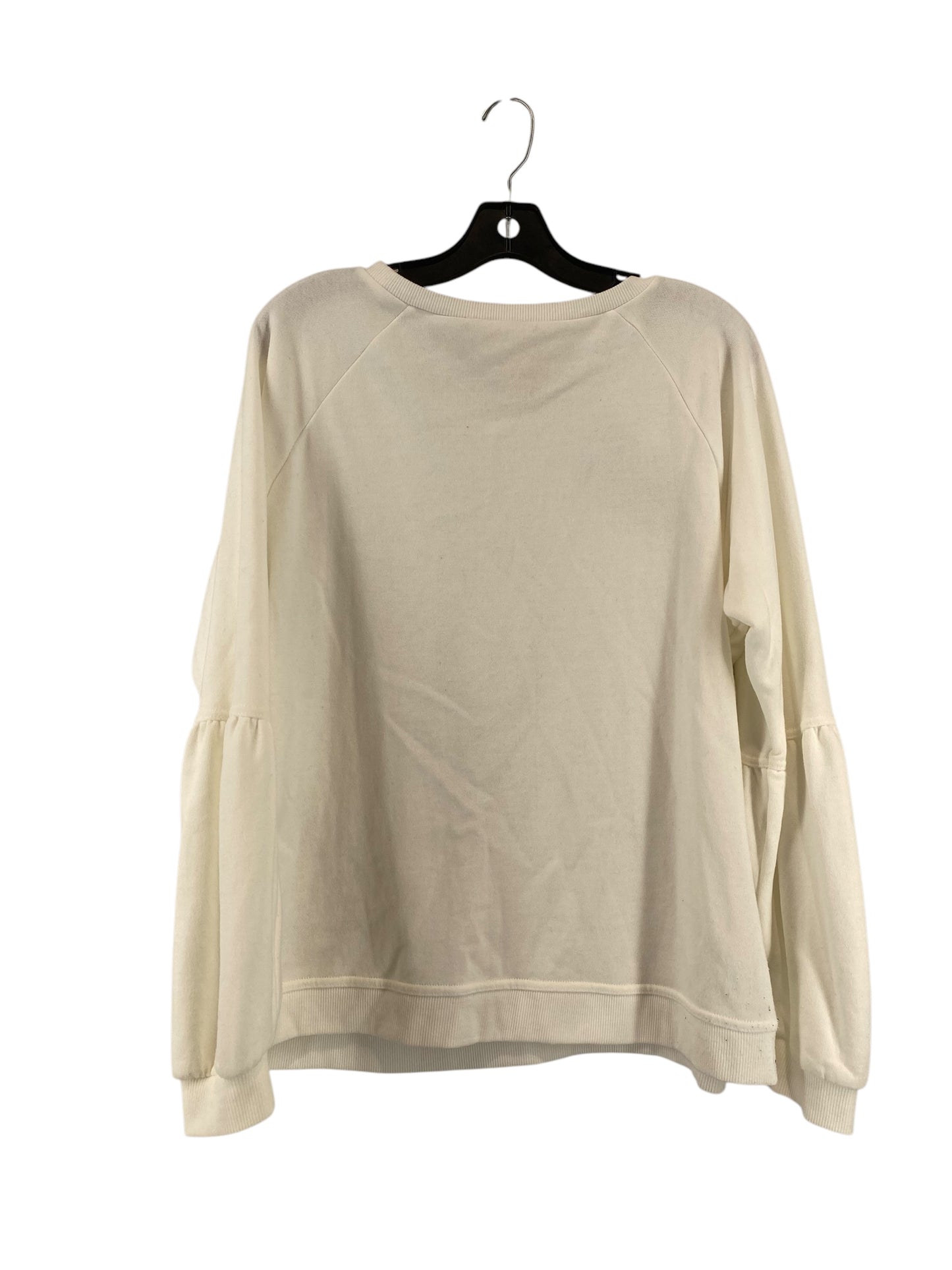 Sweatshirt Crewneck By West Bound In White, Size: L