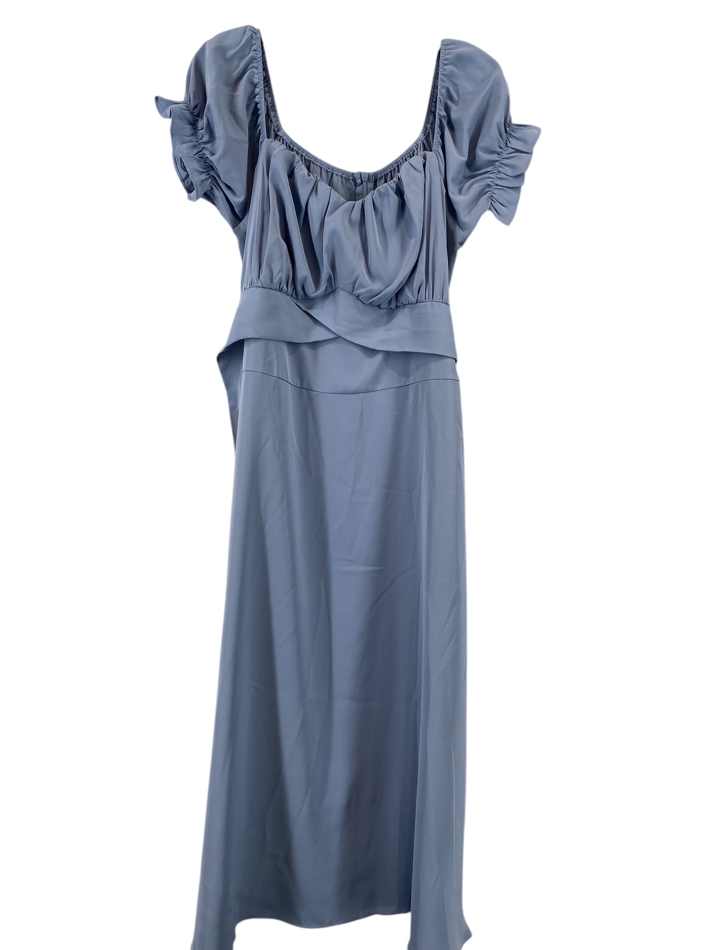 Dress Casual Midi By Clothes Mentor In Blue, Size: Xl