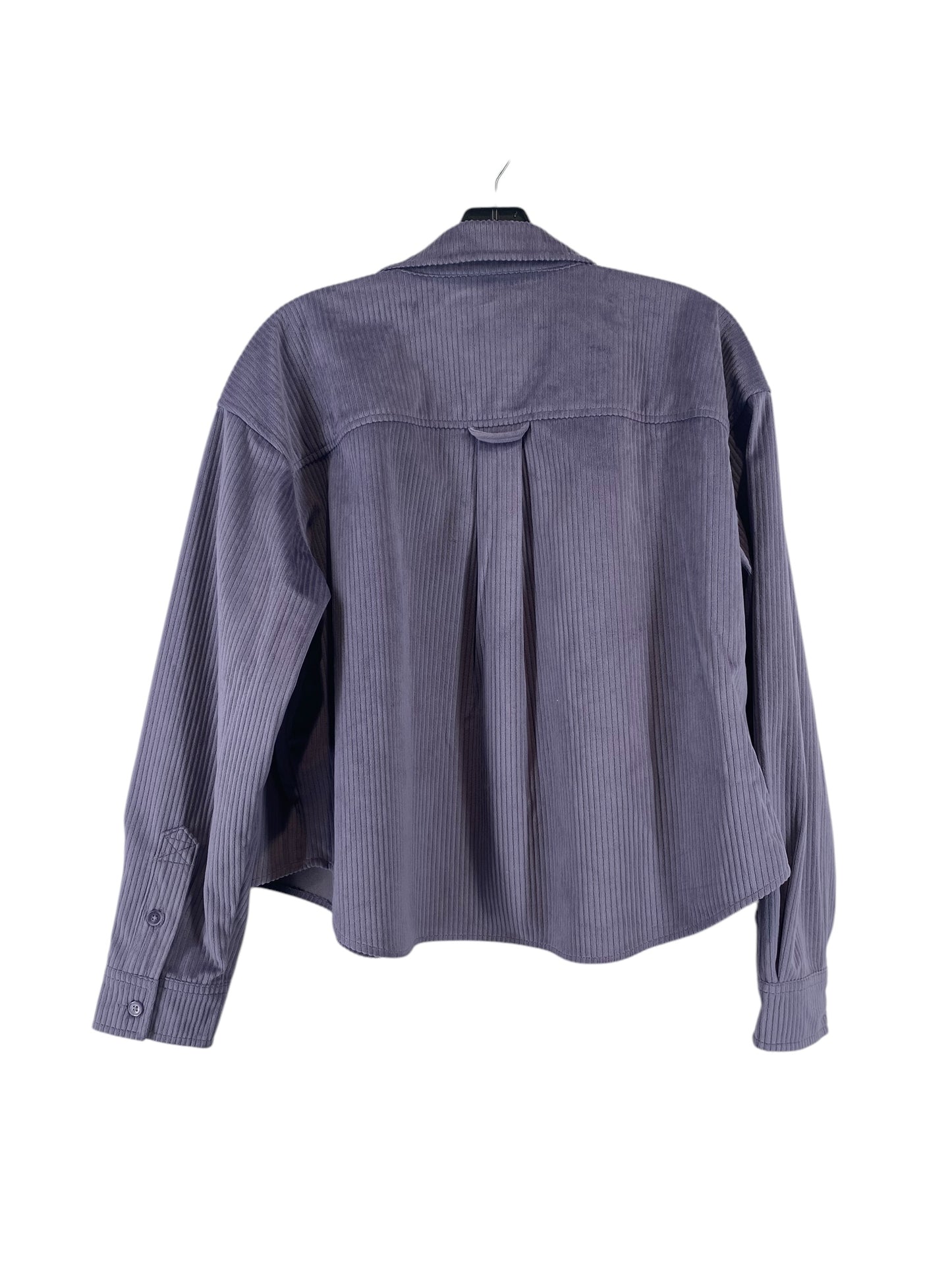 Jacket Shirt By True Craft In Purple, Size: M