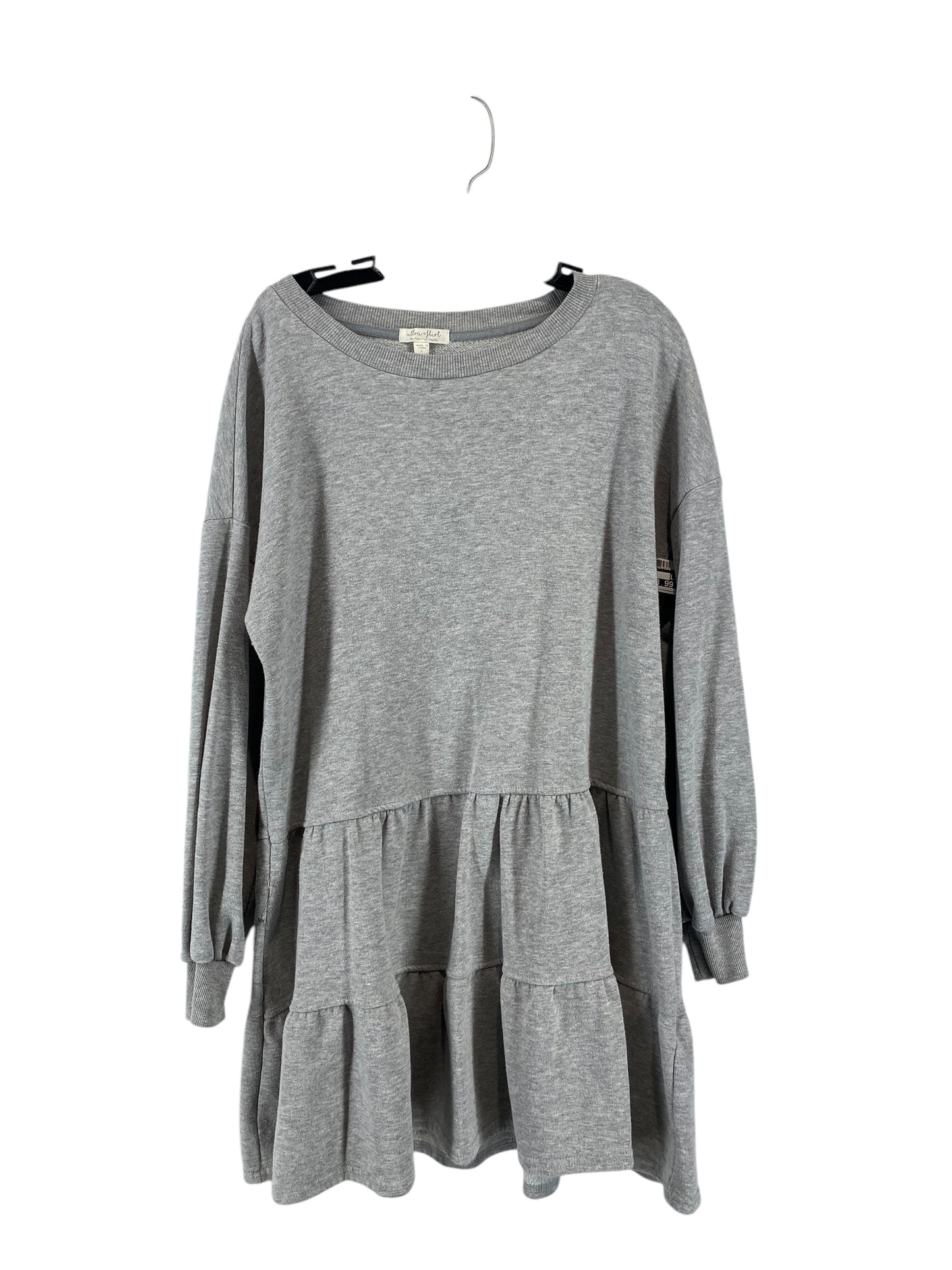 Dress Casual Short By Ultra Flirt In Grey, Size: L