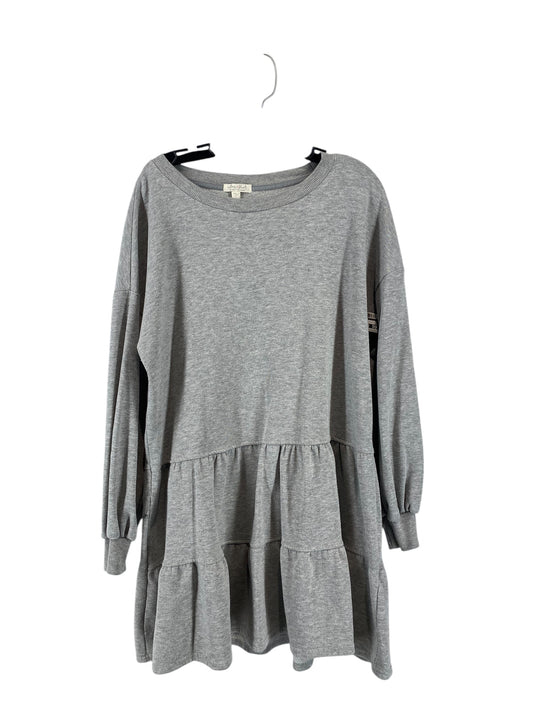 Dress Casual Short By Ultra Flirt In Grey, Size: L