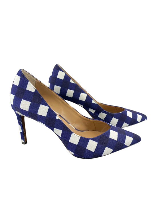 Shoes Heels Stiletto By Banana Republic In Navy, Size: 6.5