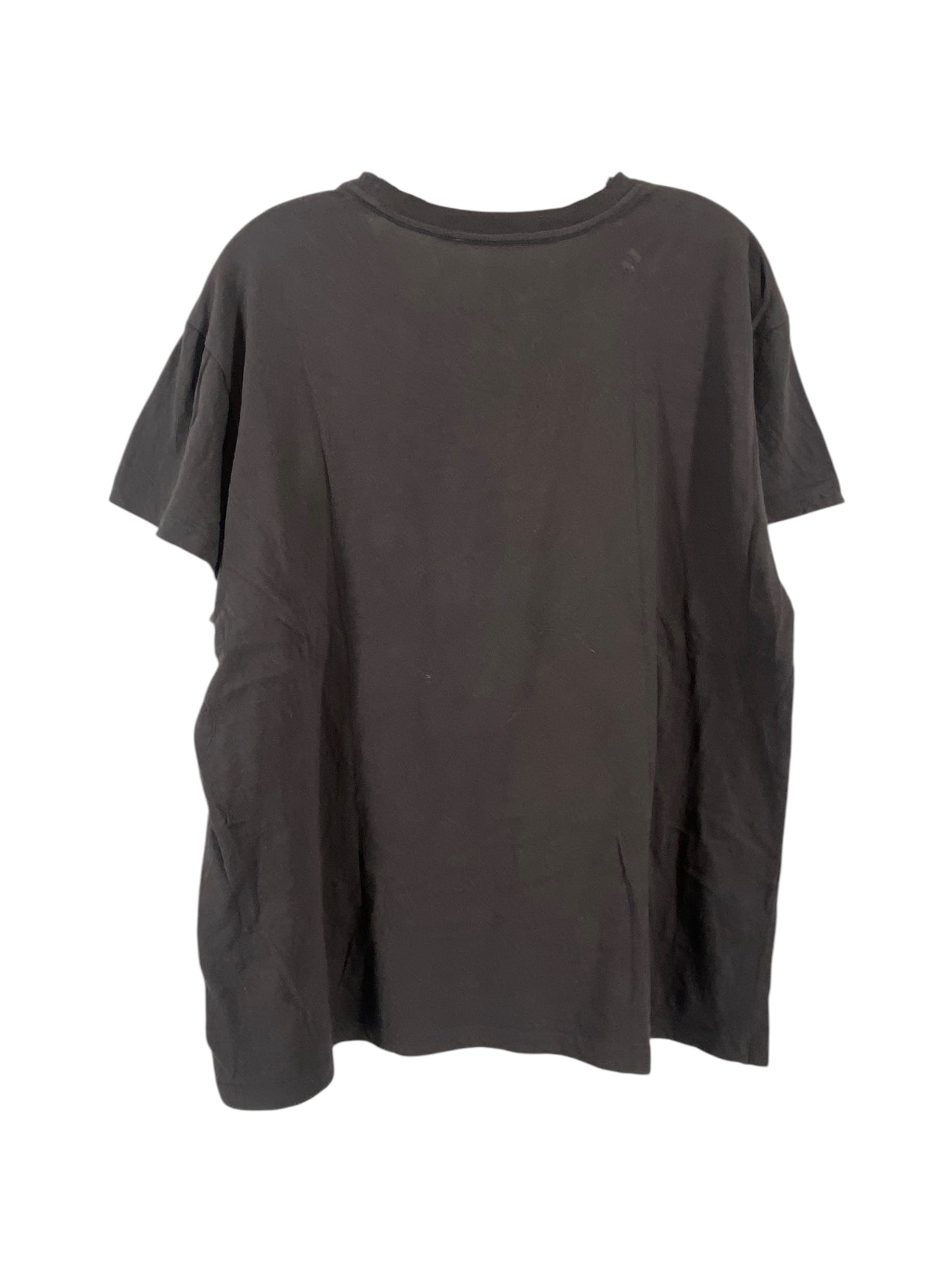 Top Short Sleeve By Clothes Mentor In Grey, Size: Xl