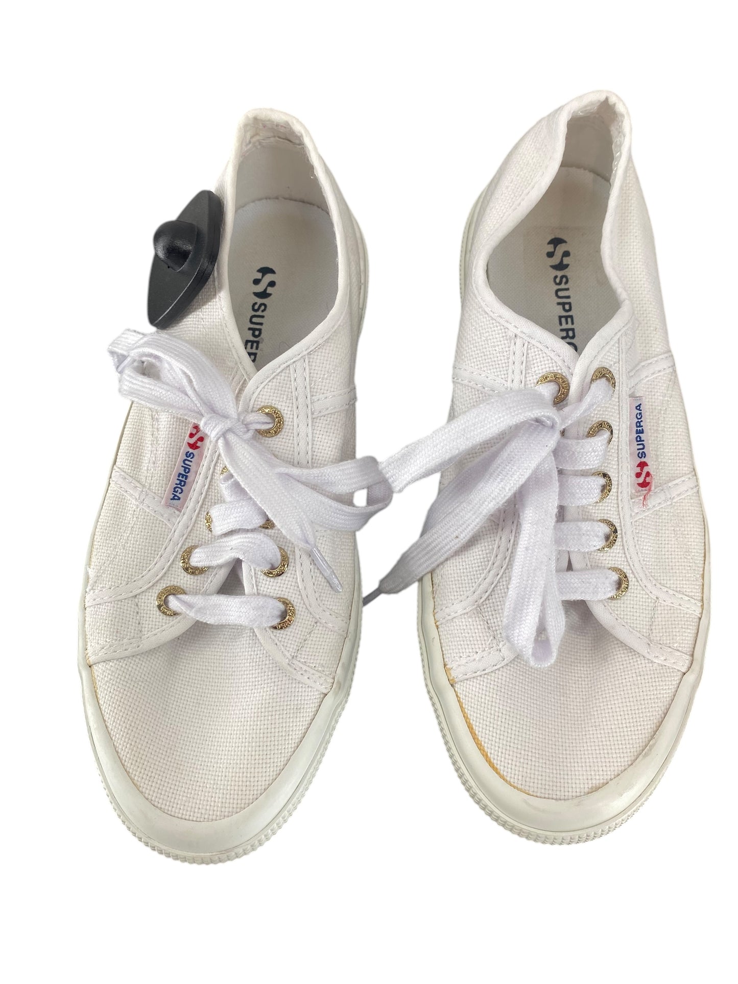 Shoes Sneakers By Superga In White, Size: 7