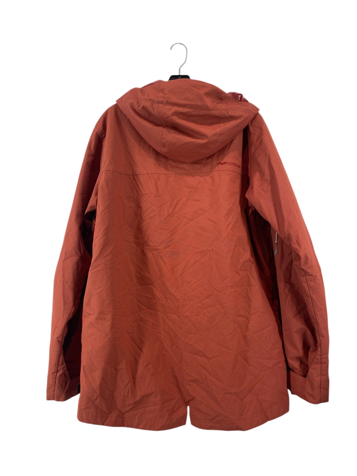 Coat Raincoat By Clothes Mentor In Red, Size: M