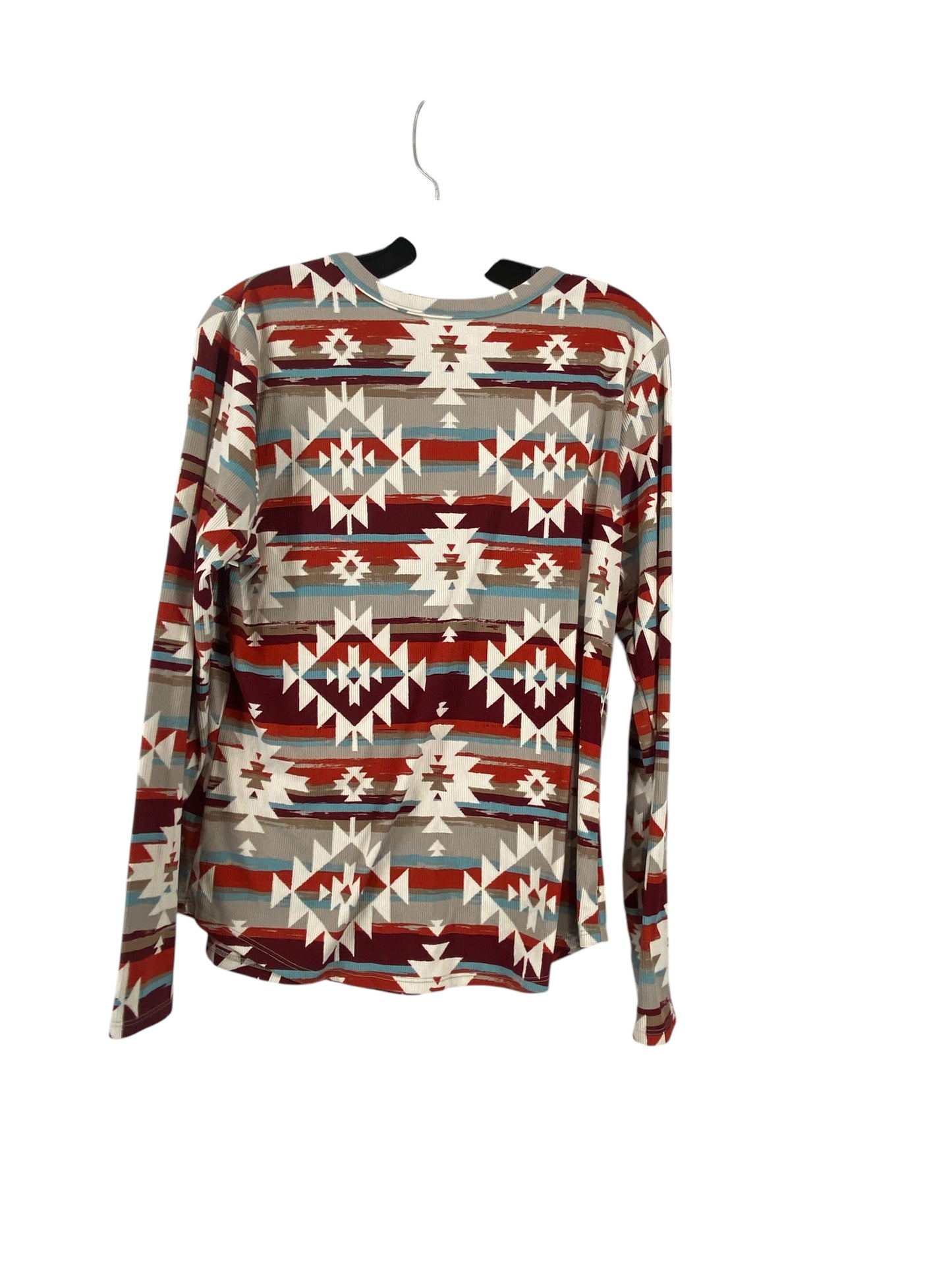 Top Long Sleeve By No Boundaries In Multi-colored, Size: Xxl