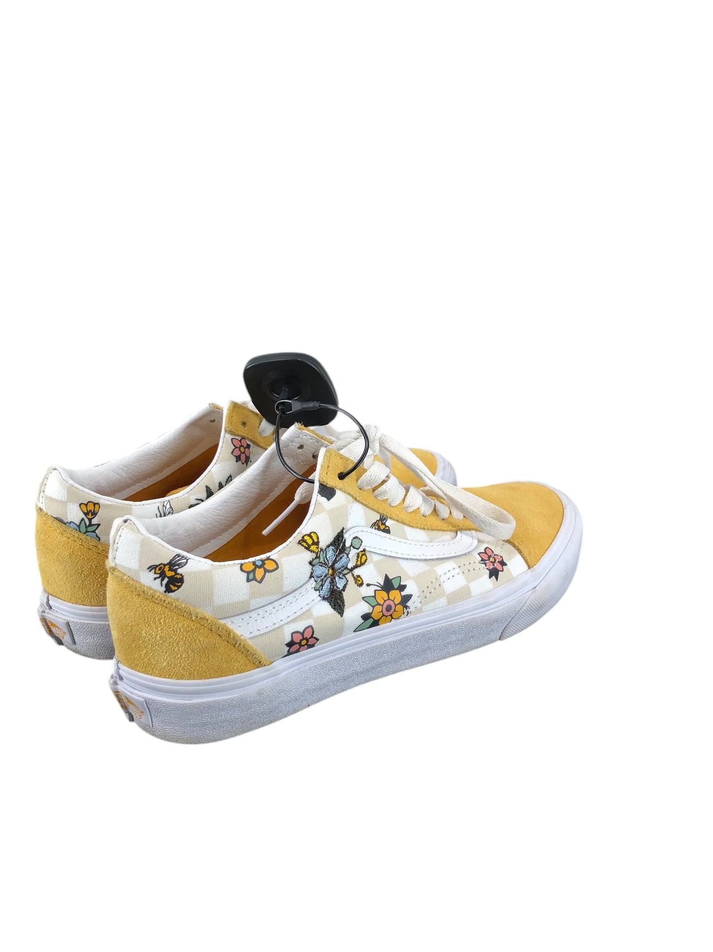 Shoes Sneakers By Vans In Yellow, Size: 8