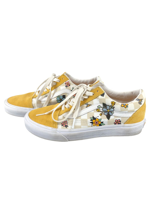 Shoes Sneakers By Vans In Yellow, Size: 8