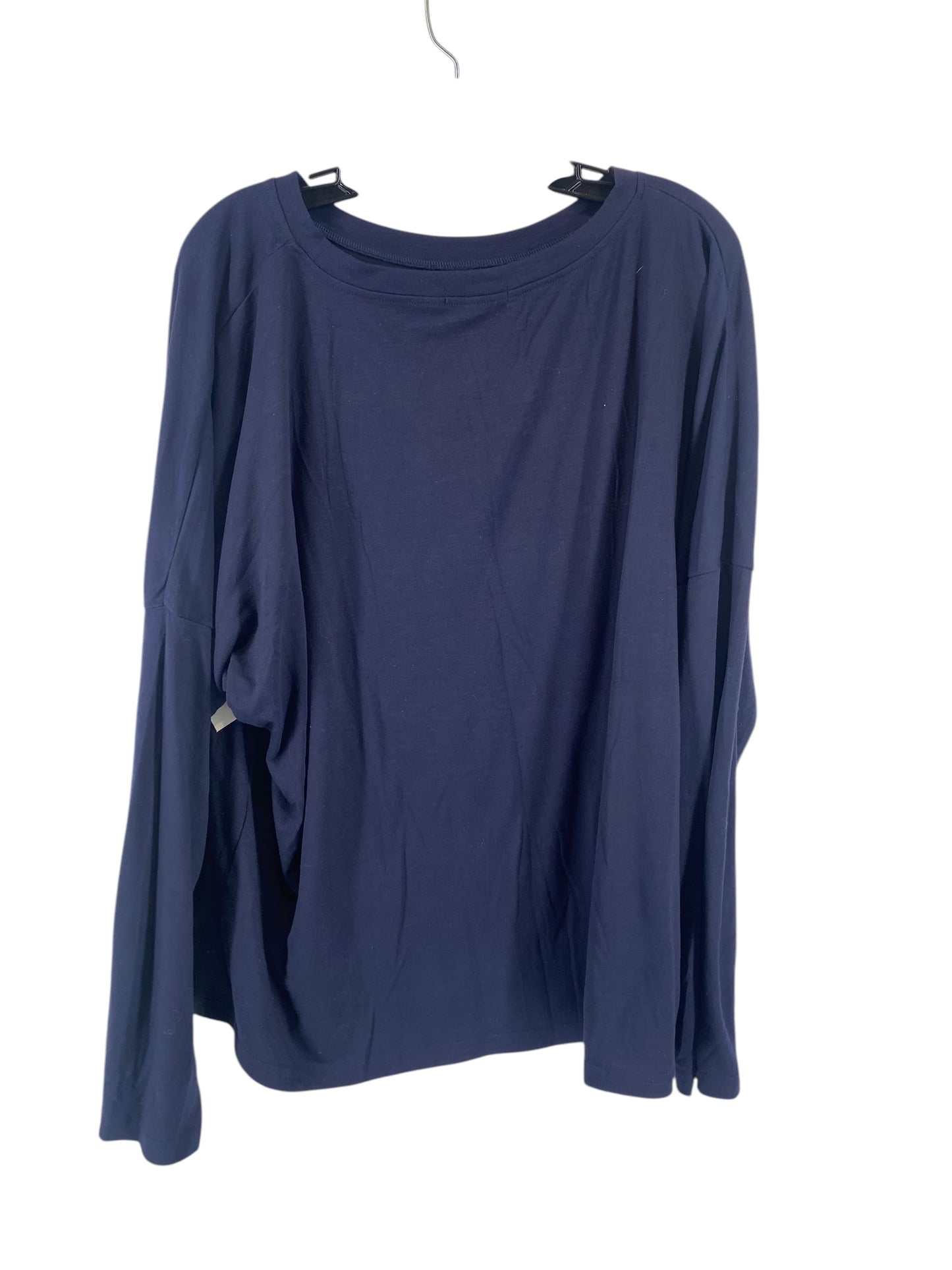 Top Long Sleeve By Clothes Mentor In Black, Size: 2x