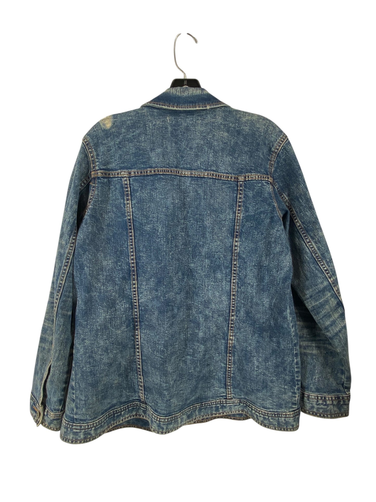 Jacket Denim By Arizona In Blue Denim, Size: L