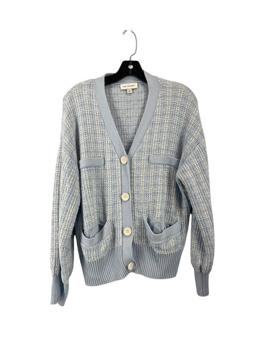 Cardigan By Free Assembly In Blue, Size: L