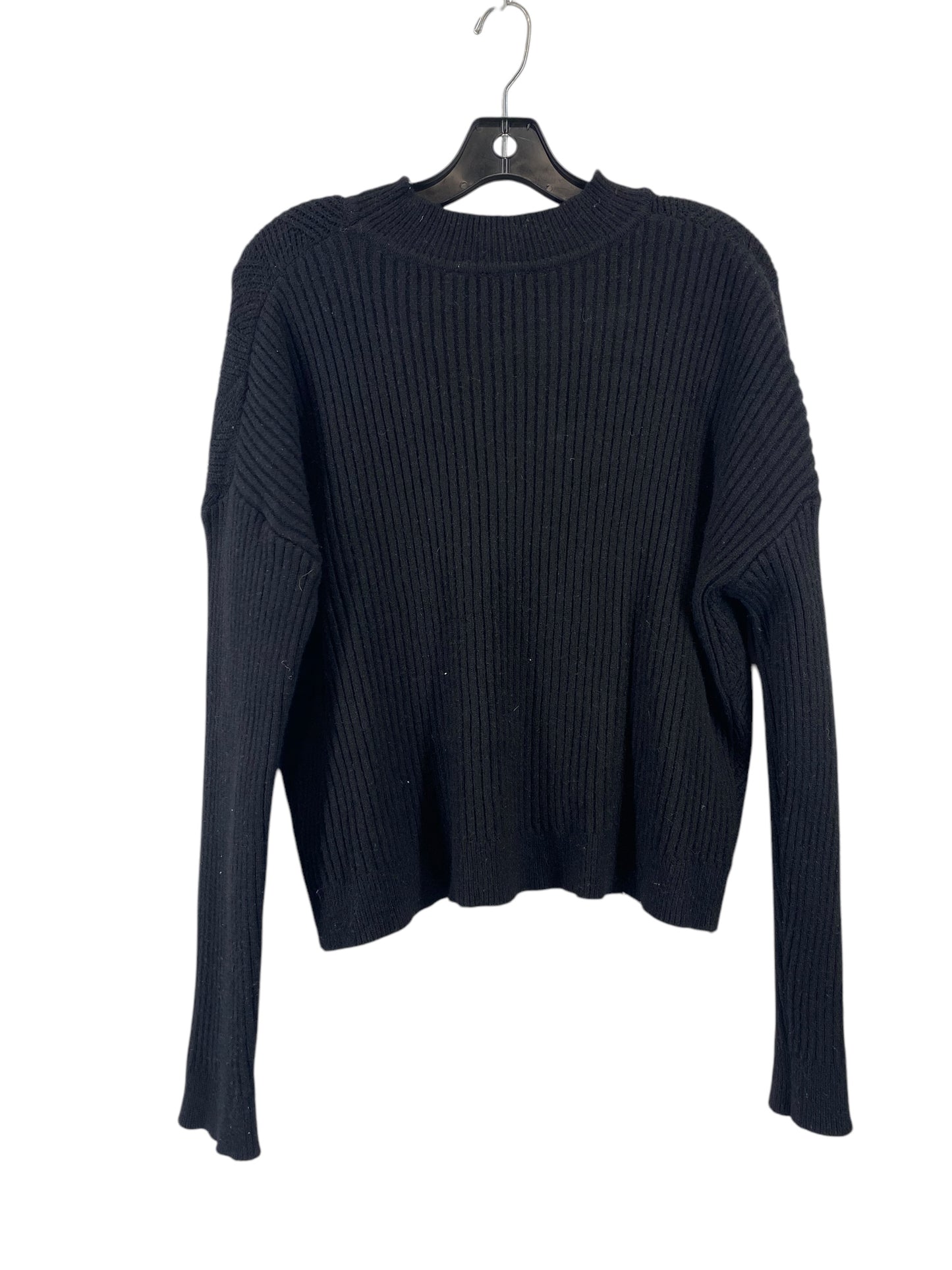 Sweater By Clothes Mentor In Black, Size: L