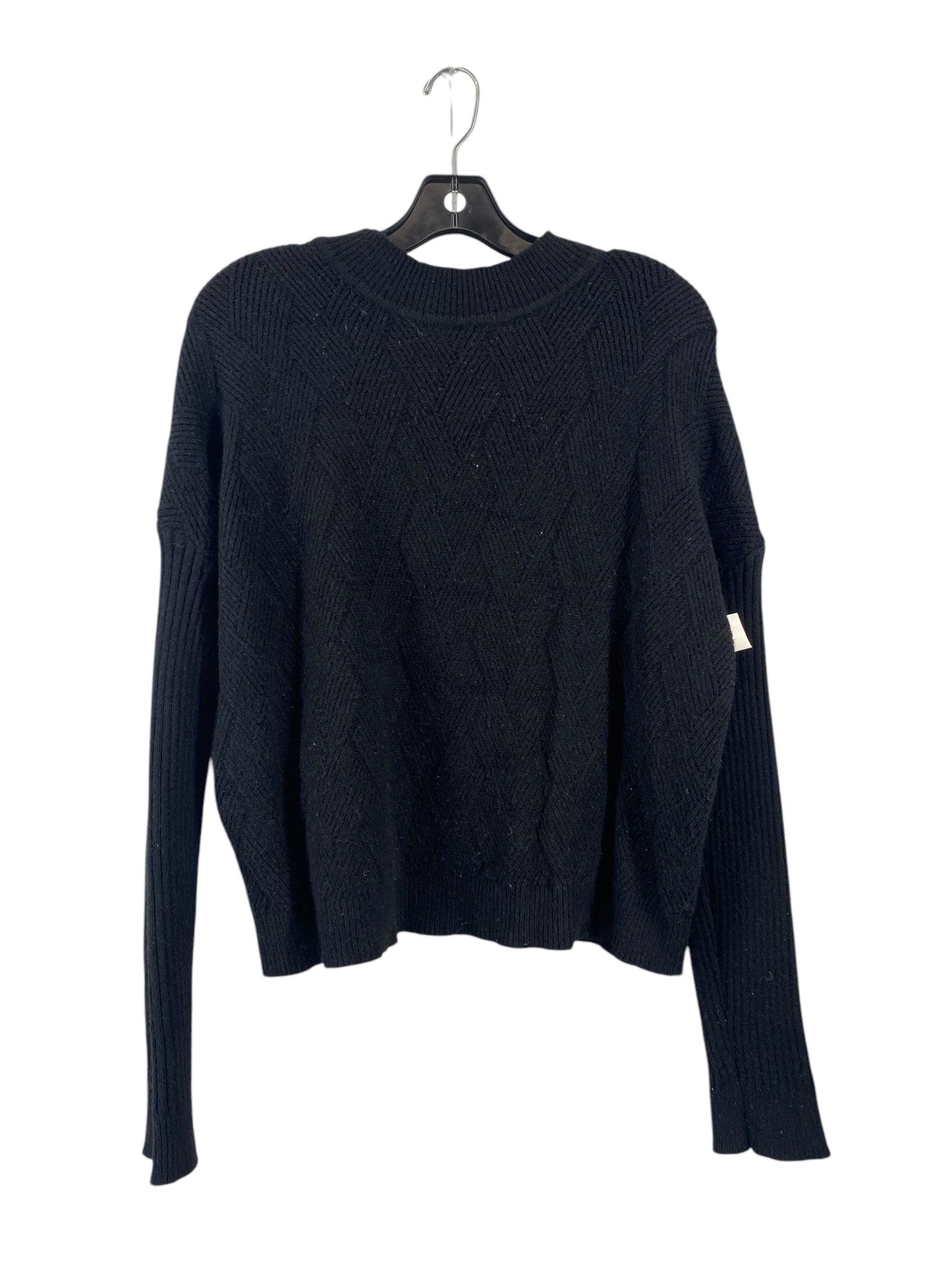 Sweater By Clothes Mentor In Black, Size: L