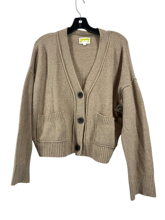 Cardigan By Clothes Mentor In Brown, Size: M