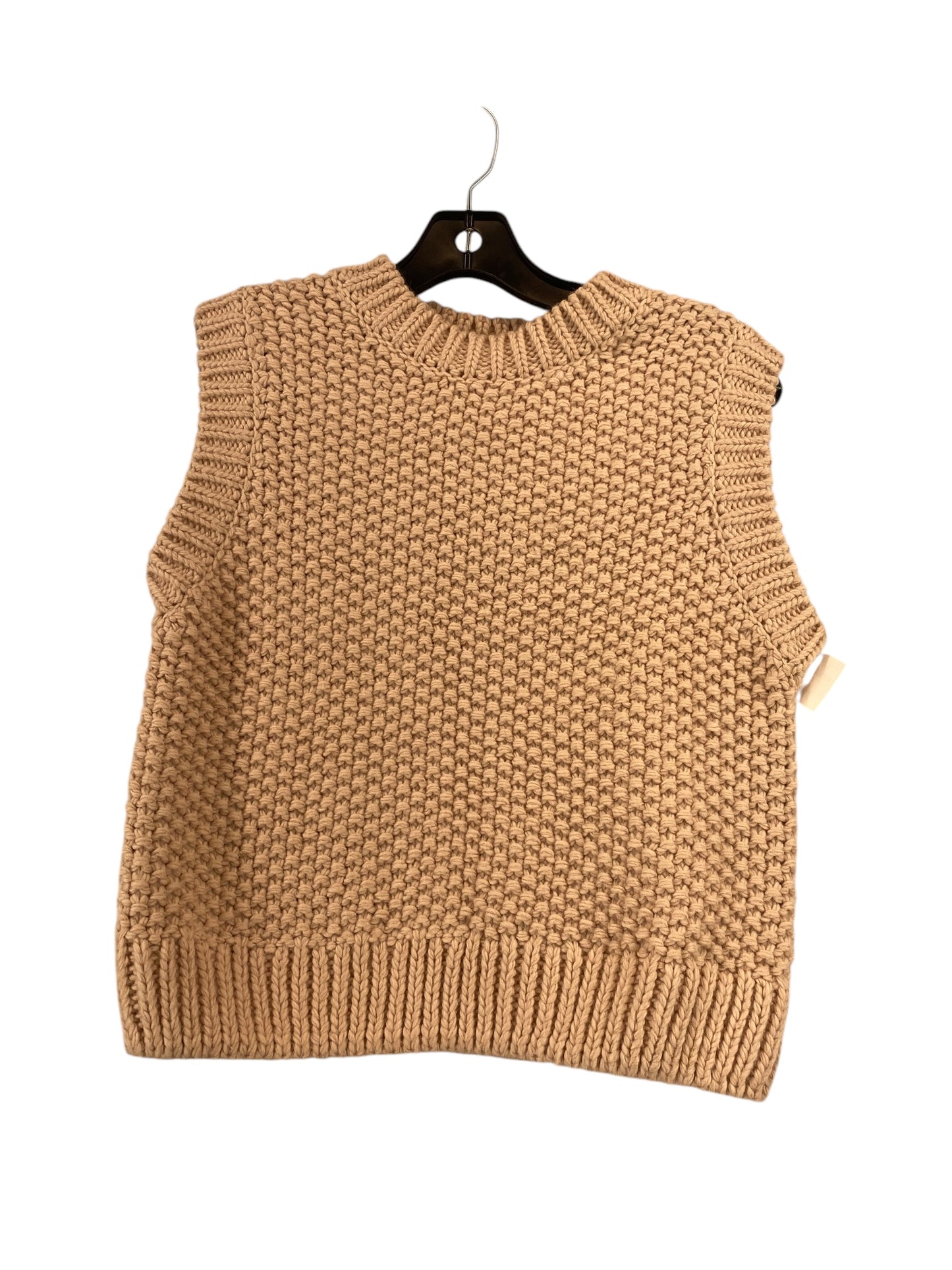 Vest Sweater By H&m In Tan, Size: S