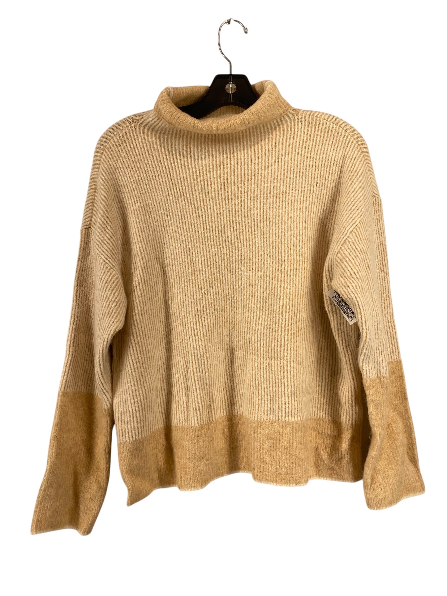 Sweater By Calvin Klein In Tan, Size: L