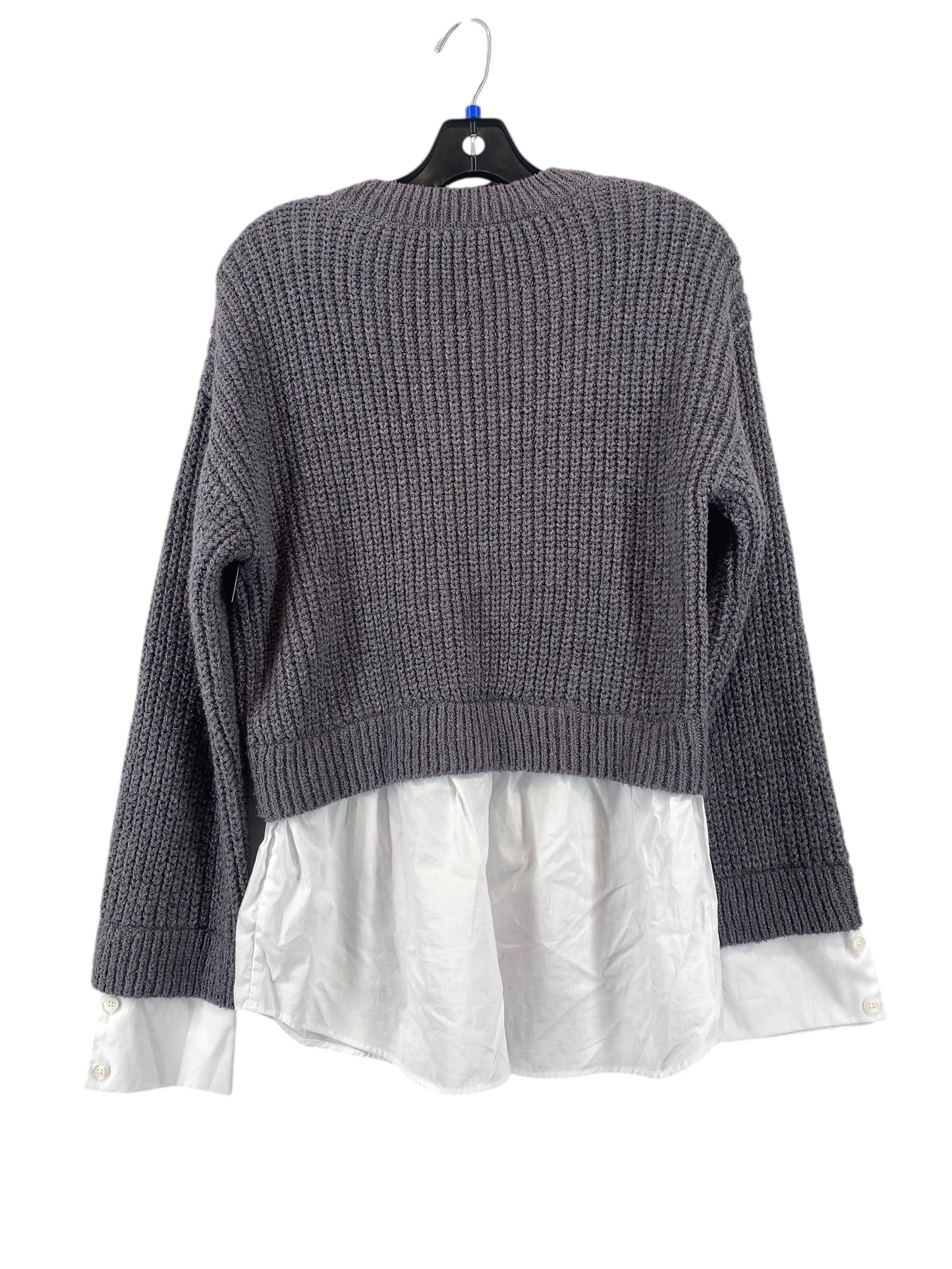 Sweater By Anthropologie In Grey, Size: M