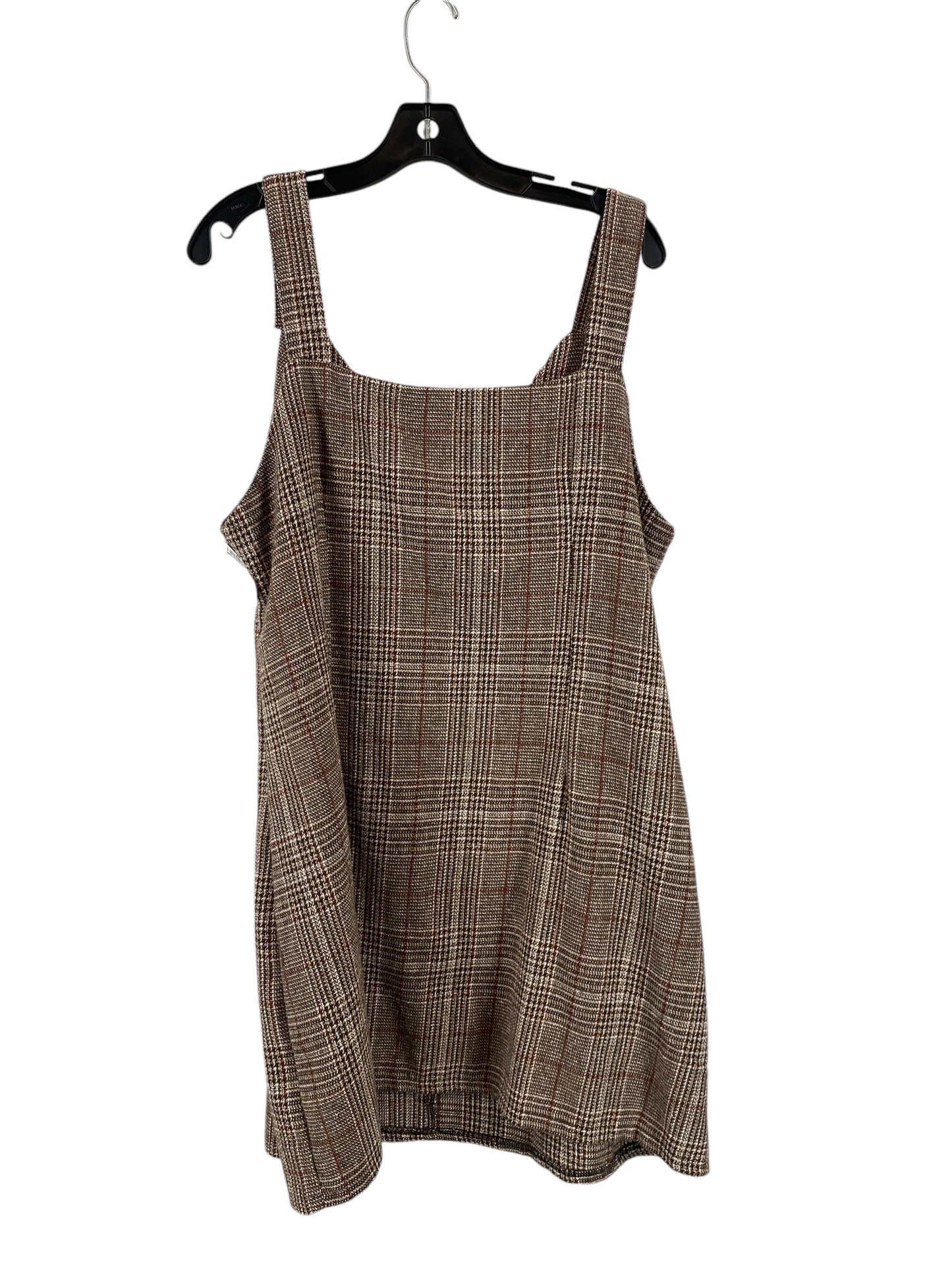 Dress Casual Short By Shein In Plaid Pattern, Size: Xl