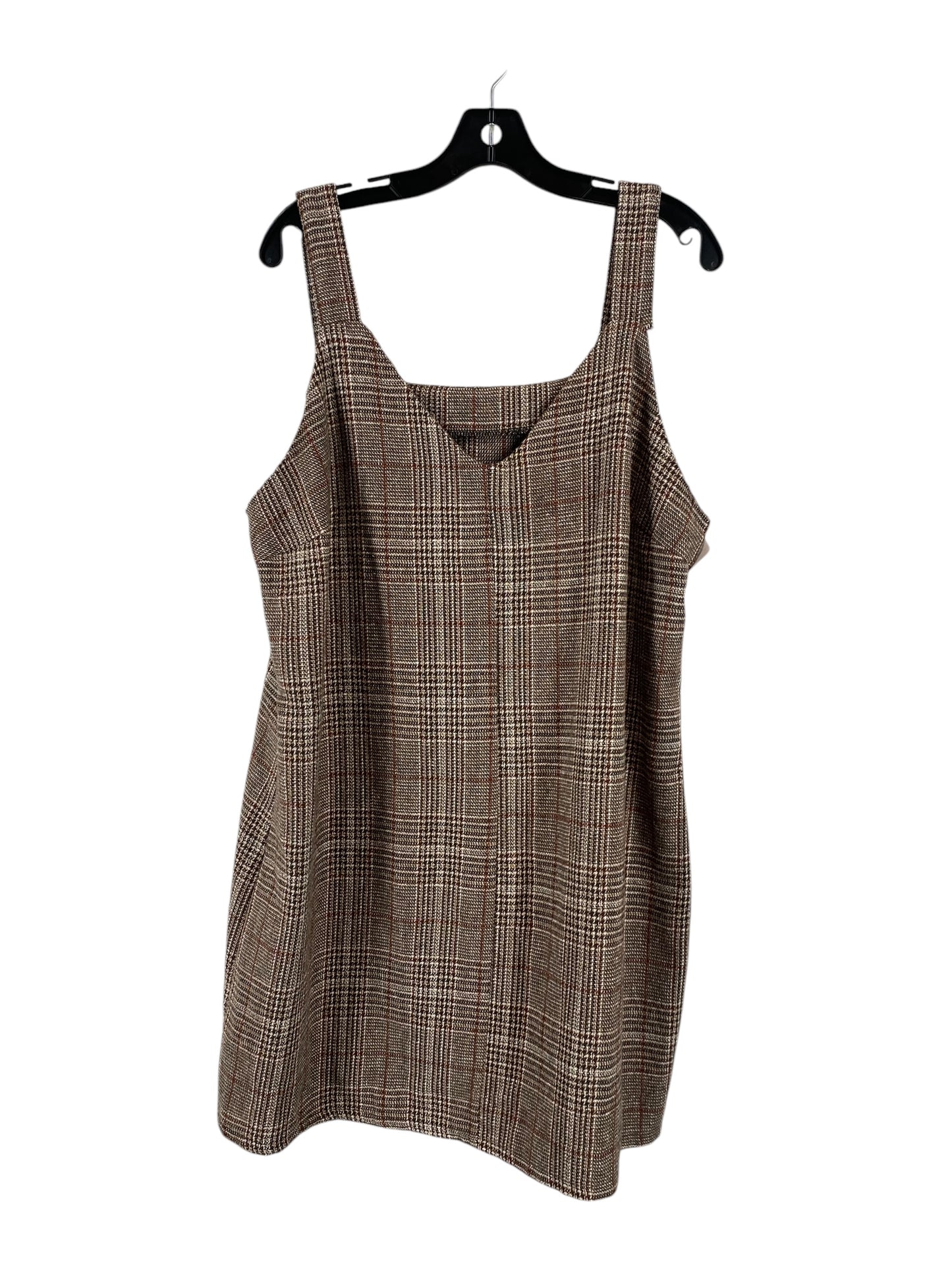 Dress Casual Short By Shein In Plaid Pattern, Size: Xl