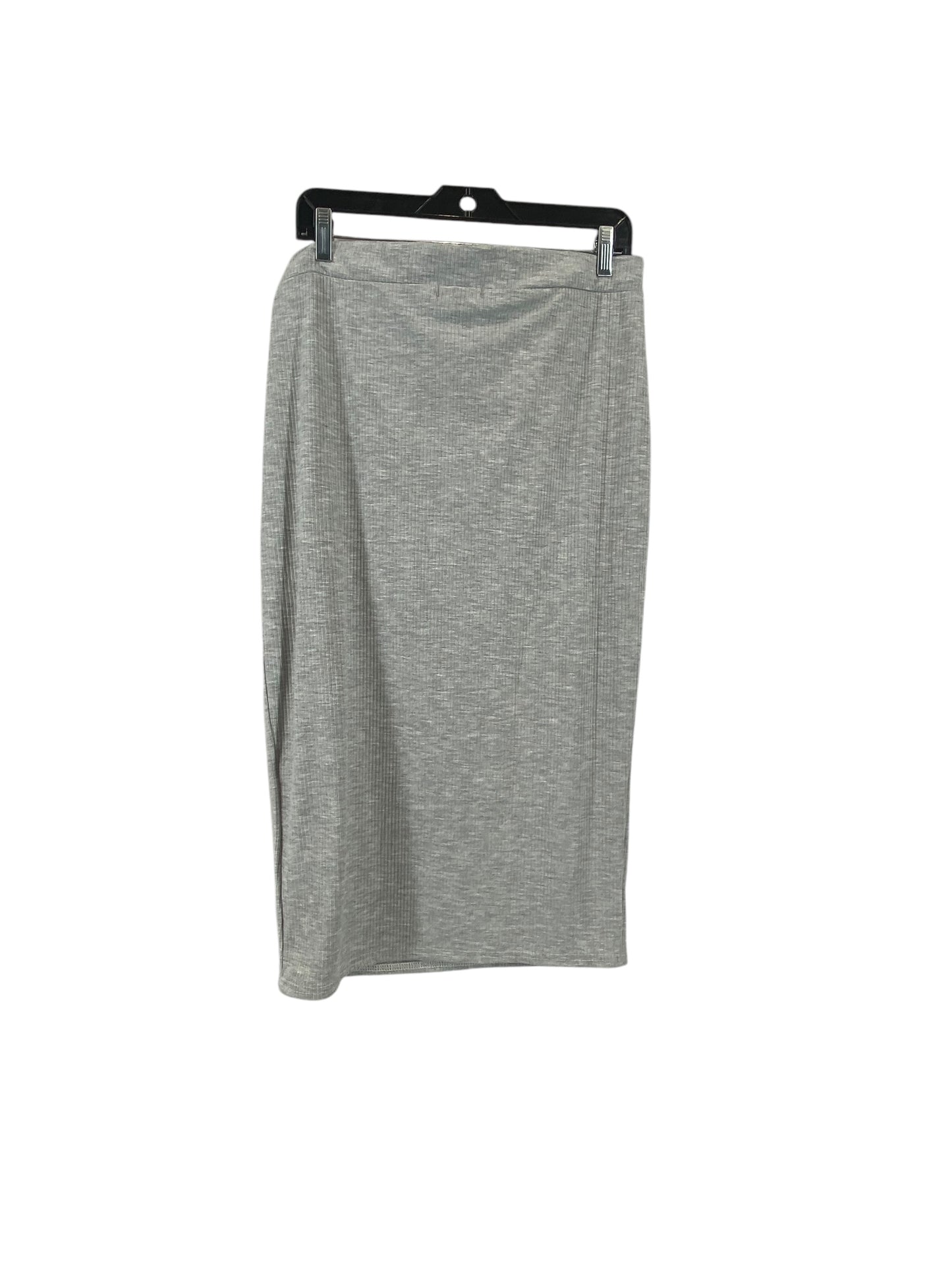 Skirt Midi By Pretty Little Thing In Grey, Size: 14