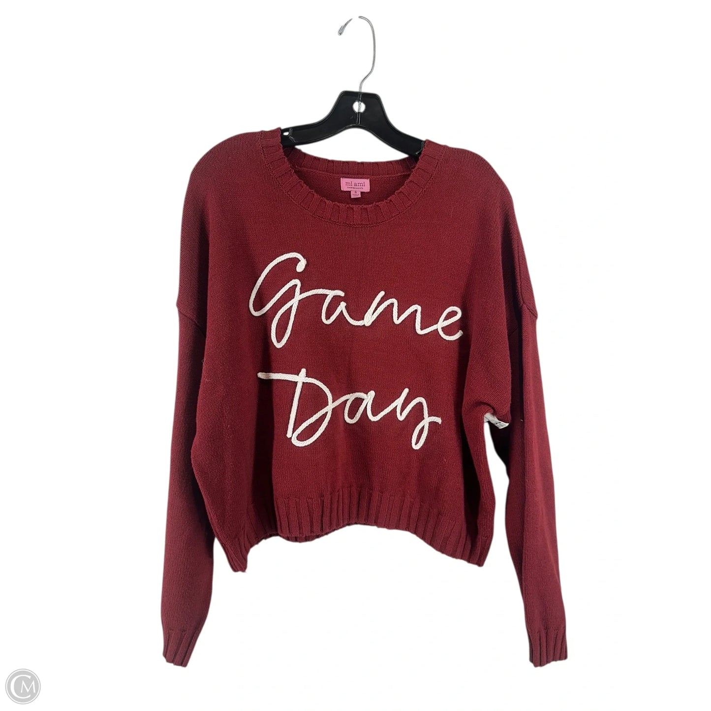 Sweater By Mi Ami In Red, Size: S