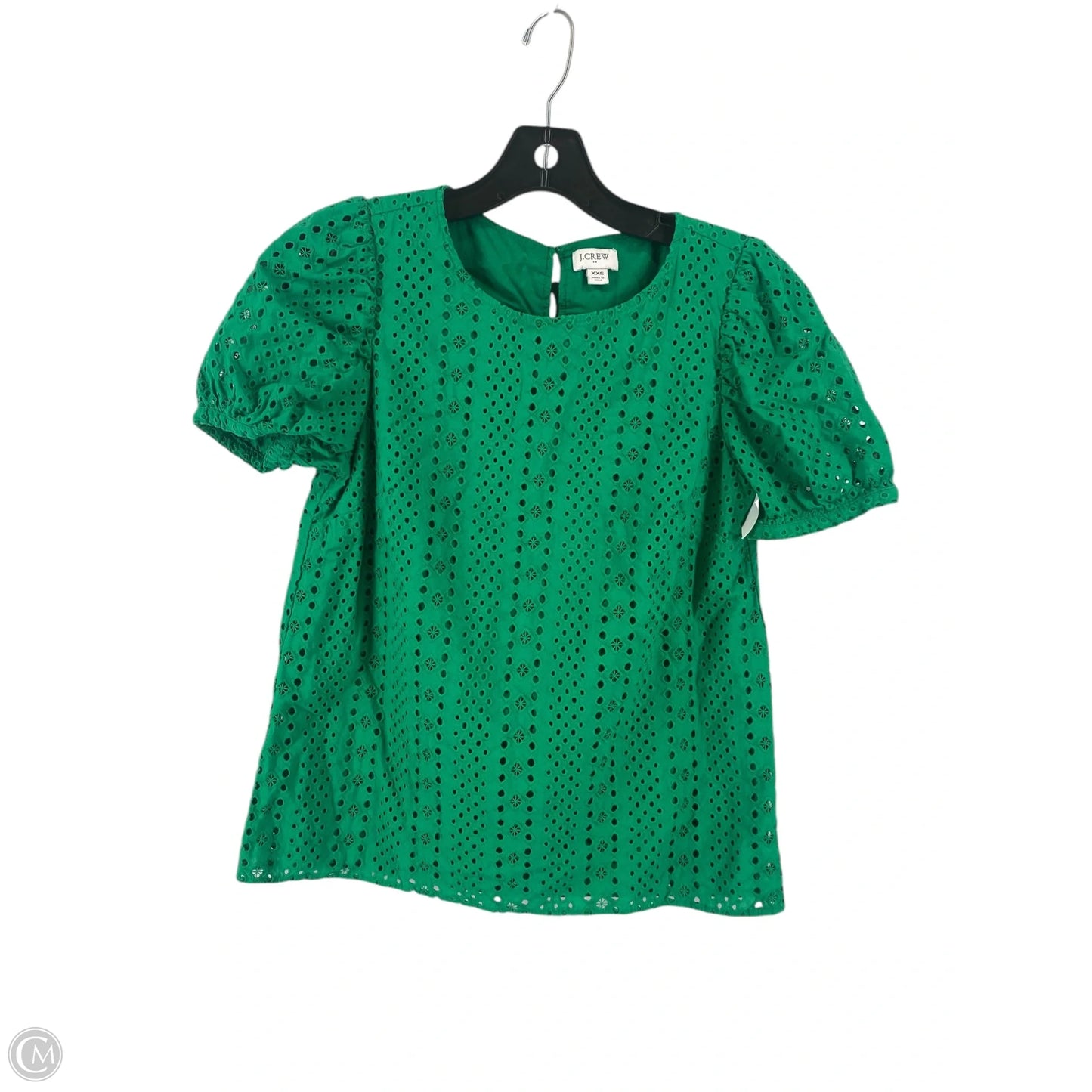 Top Short Sleeve By J. Crew In Green, Size: Xs