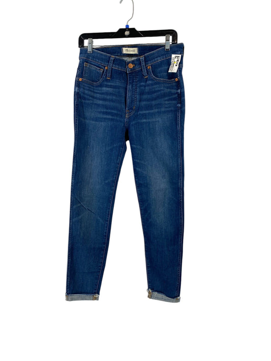Jeans Skinny By Madewell In Blue Denim, Size: 8