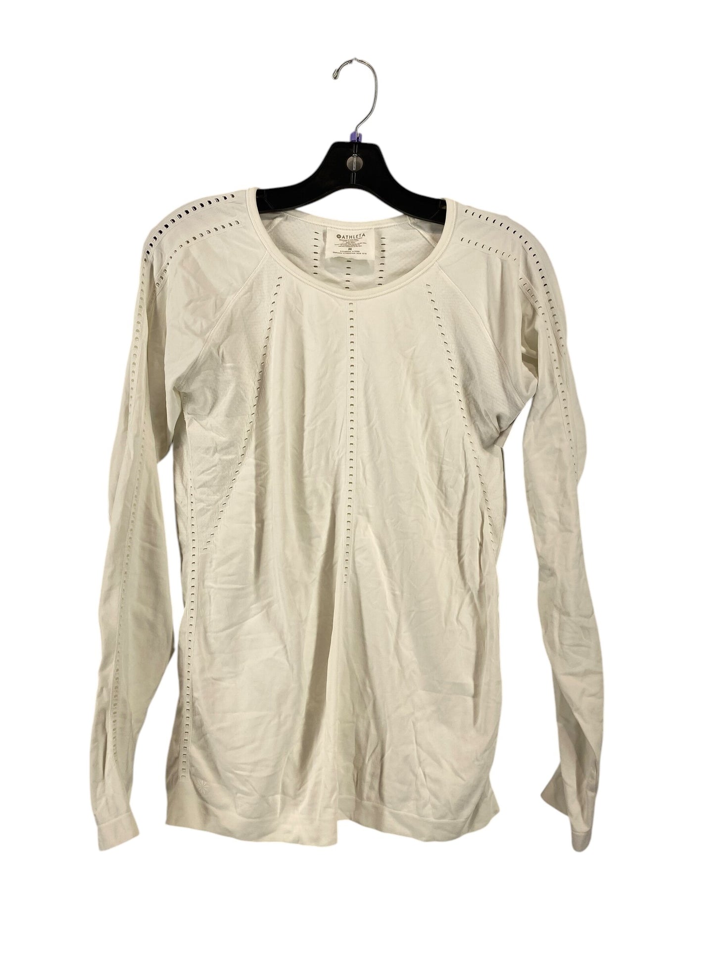 Athletic Top Long Sleeve Collar By Athleta  Size: M