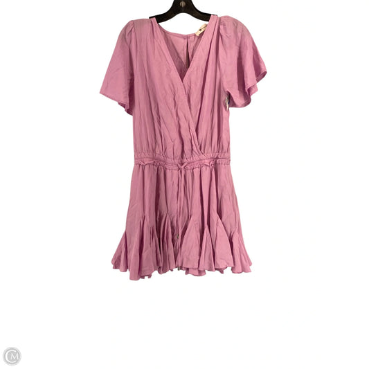 Dress Casual Short By Clothes Mentor In Purple, Size: L