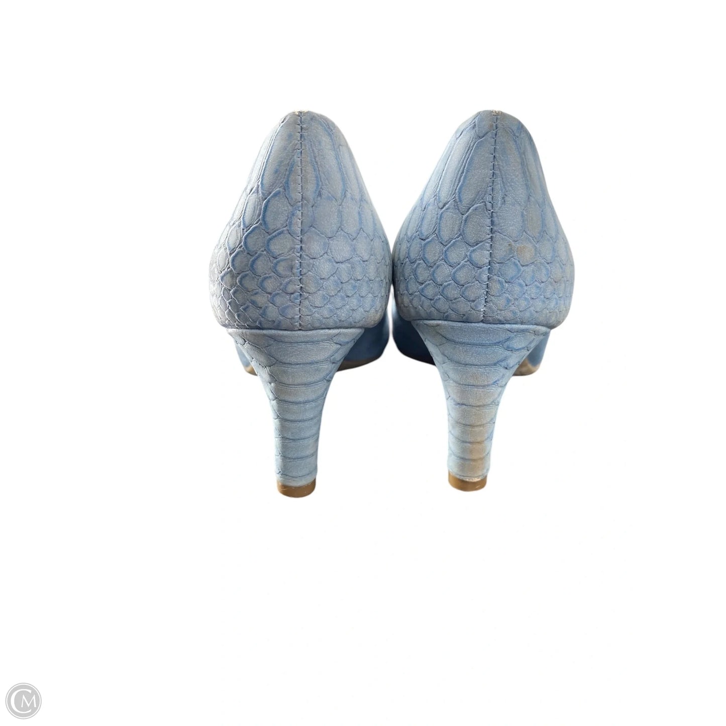 Shoes Heels Kitten By Clothes Mentor In Blue, Size: 6.5