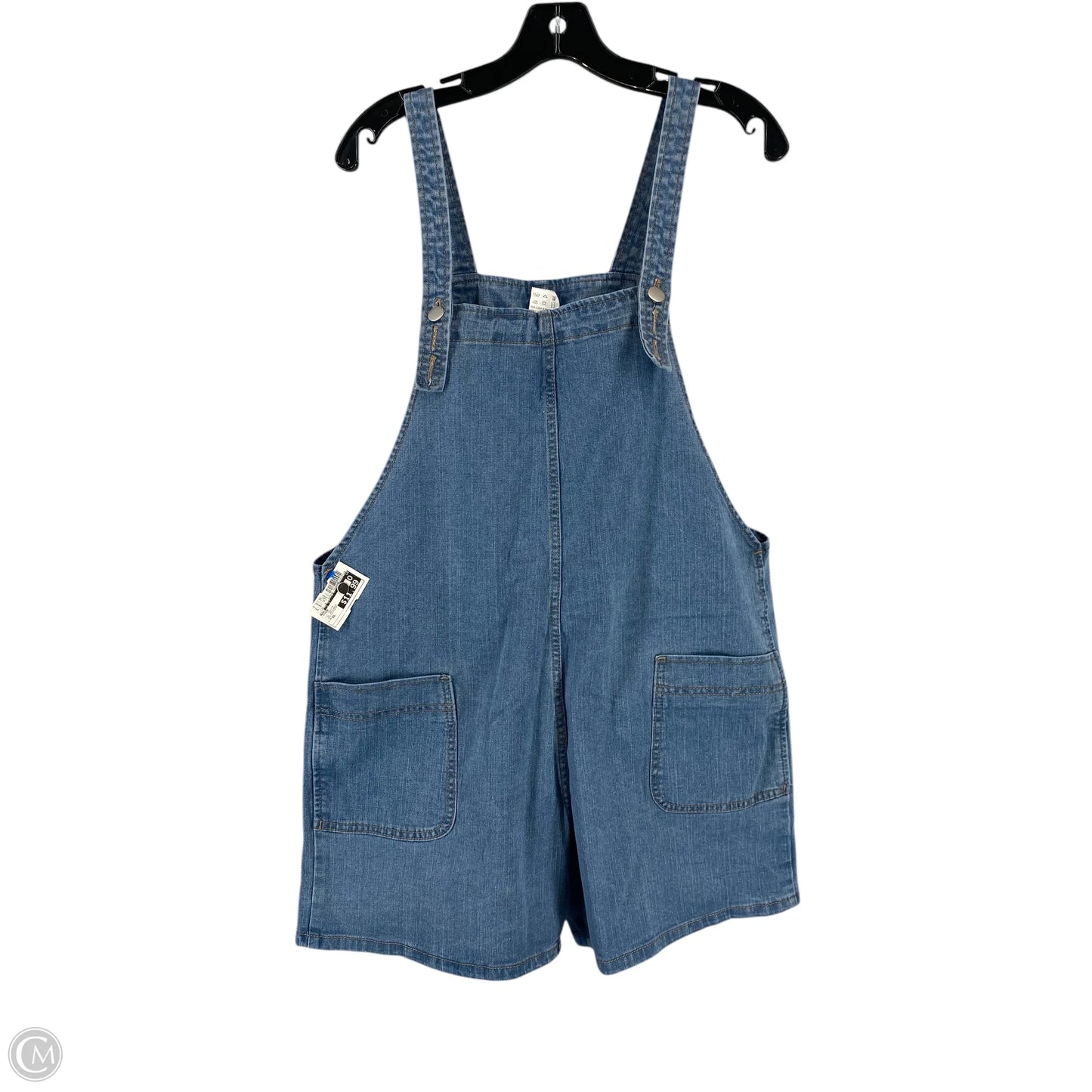 Romper By Cme In Blue Denim, Size: Xl