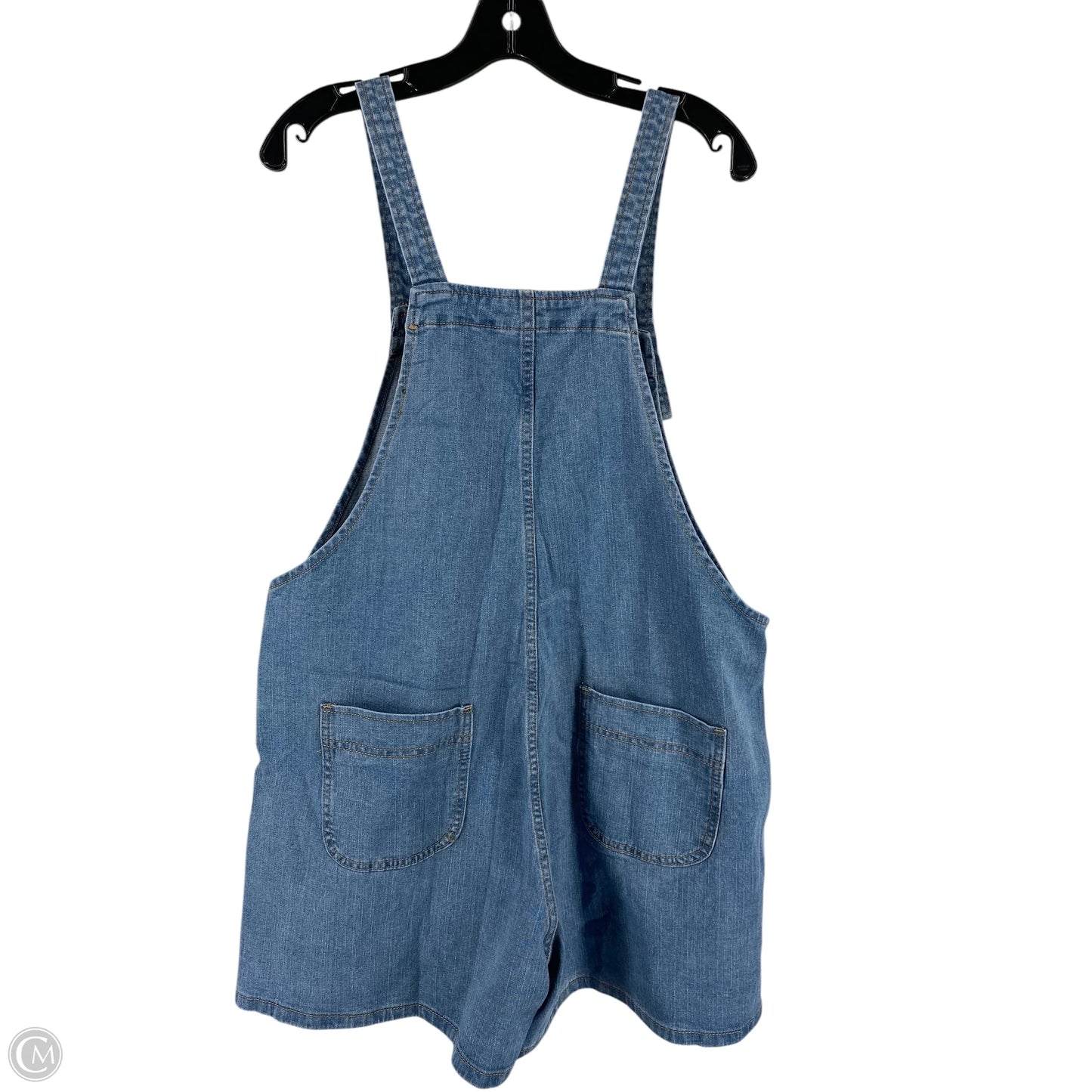 Romper By Cme In Blue Denim, Size: Xl