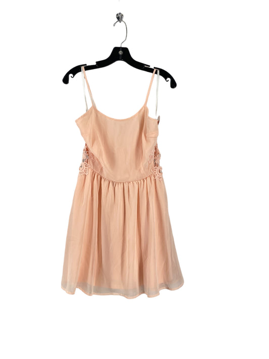 Peach Dress Casual Short Clothes Mentor, Size S