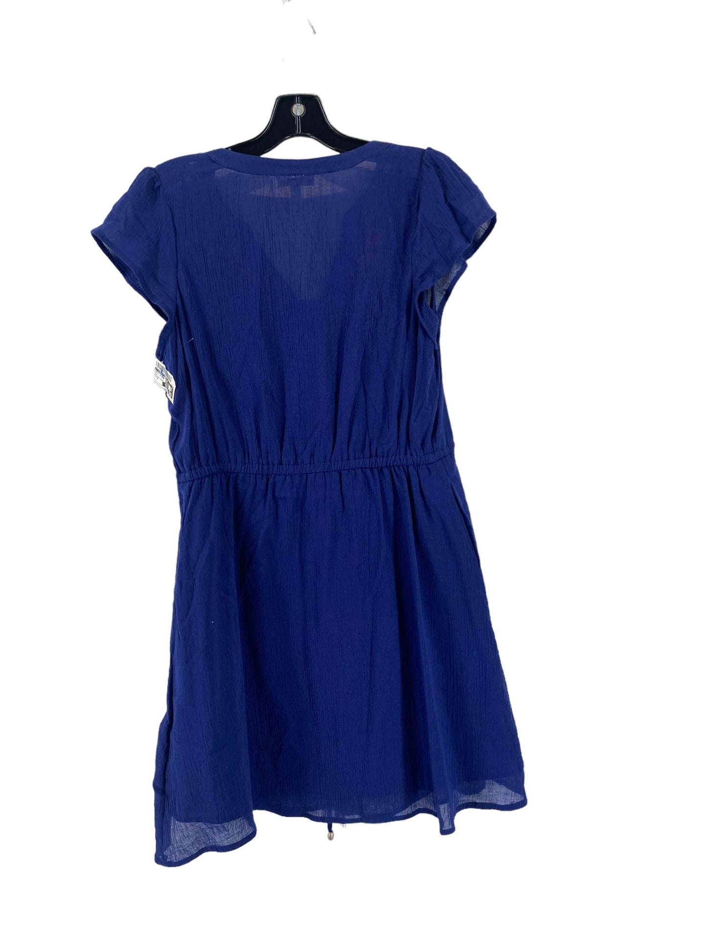 Blue Dress Casual Short Clothes Mentor, Size M