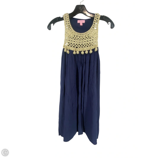 Dress Designer By Lilly Pulitzer In Navy, Size: Xs