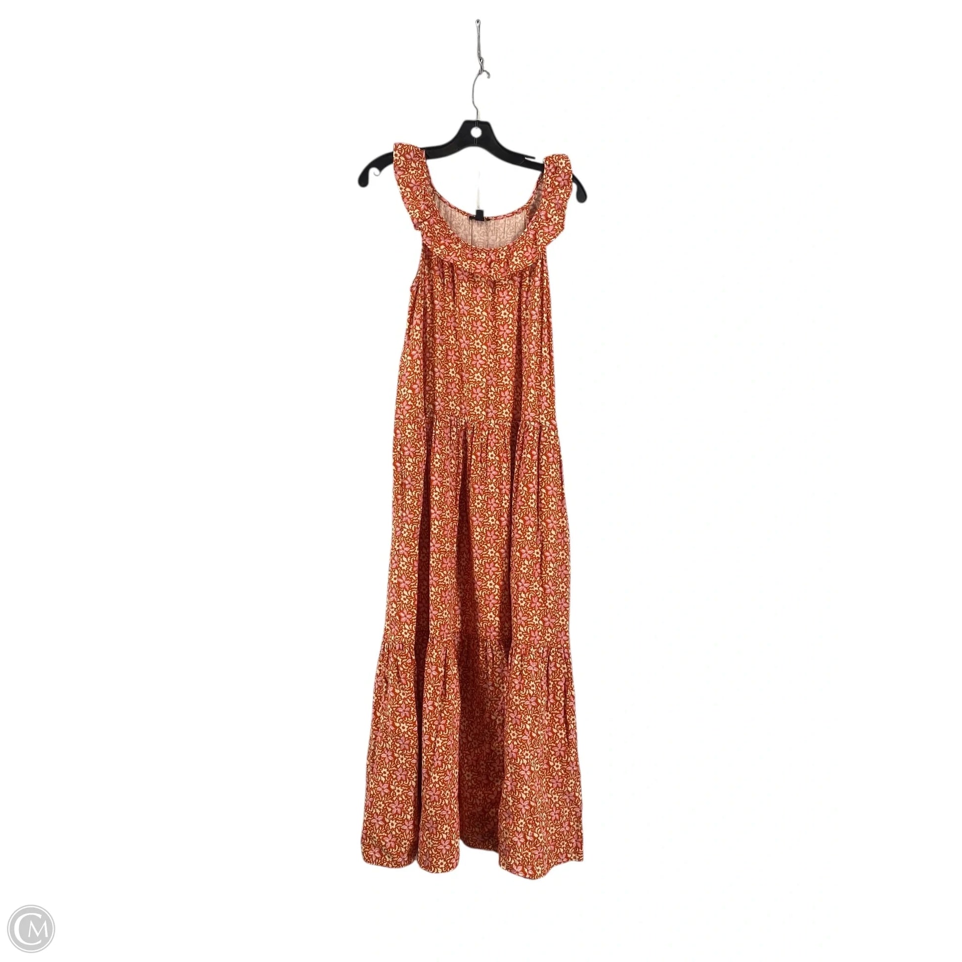 Dress Casual Maxi By Ann Taylor In Orange, Size: S Dress Casual Maxi By Ann Taylor In Orange, Size: S