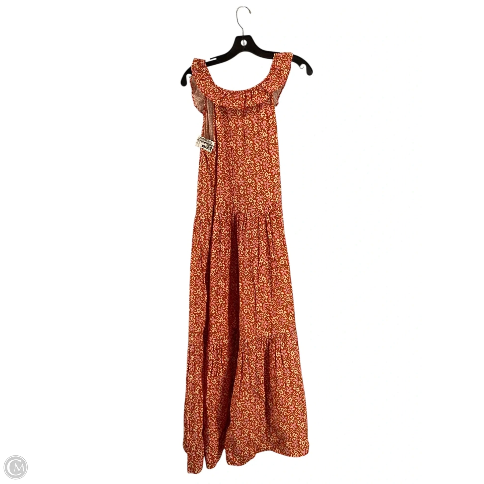 Dress Casual Maxi By Ann Taylor In Orange, Size: S Dress Casual Maxi By Ann Taylor In Orange, Size: S