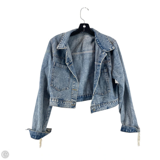 Jacket Denim By Shein In Blue Denim, Size: M